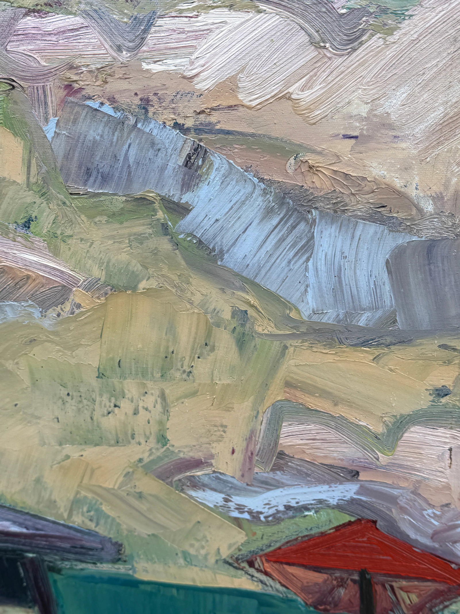 Expressionist California Landscape China Camp Oil Painting Hartman - 9
