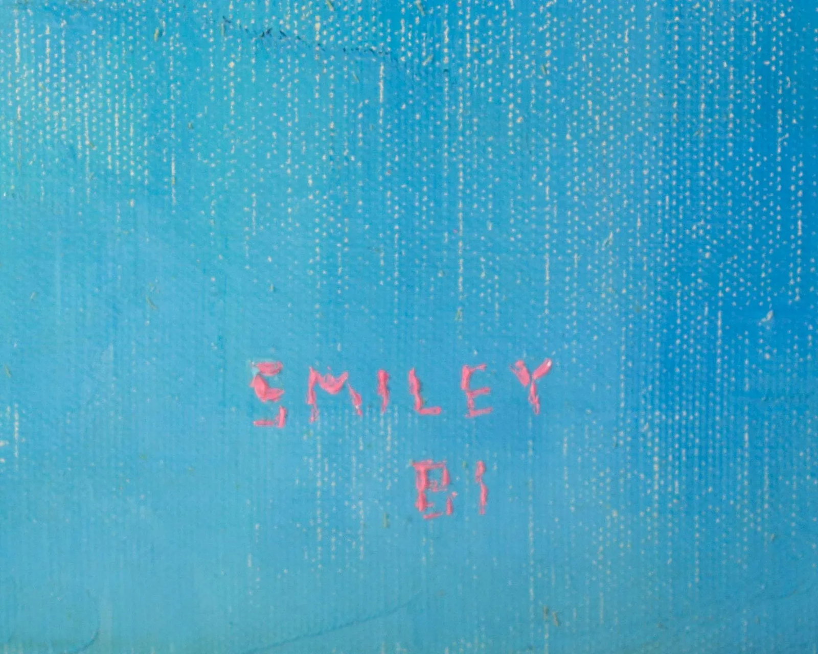 1981 Oil on Canvas Abstract Painting by Sidney Smiley - 4