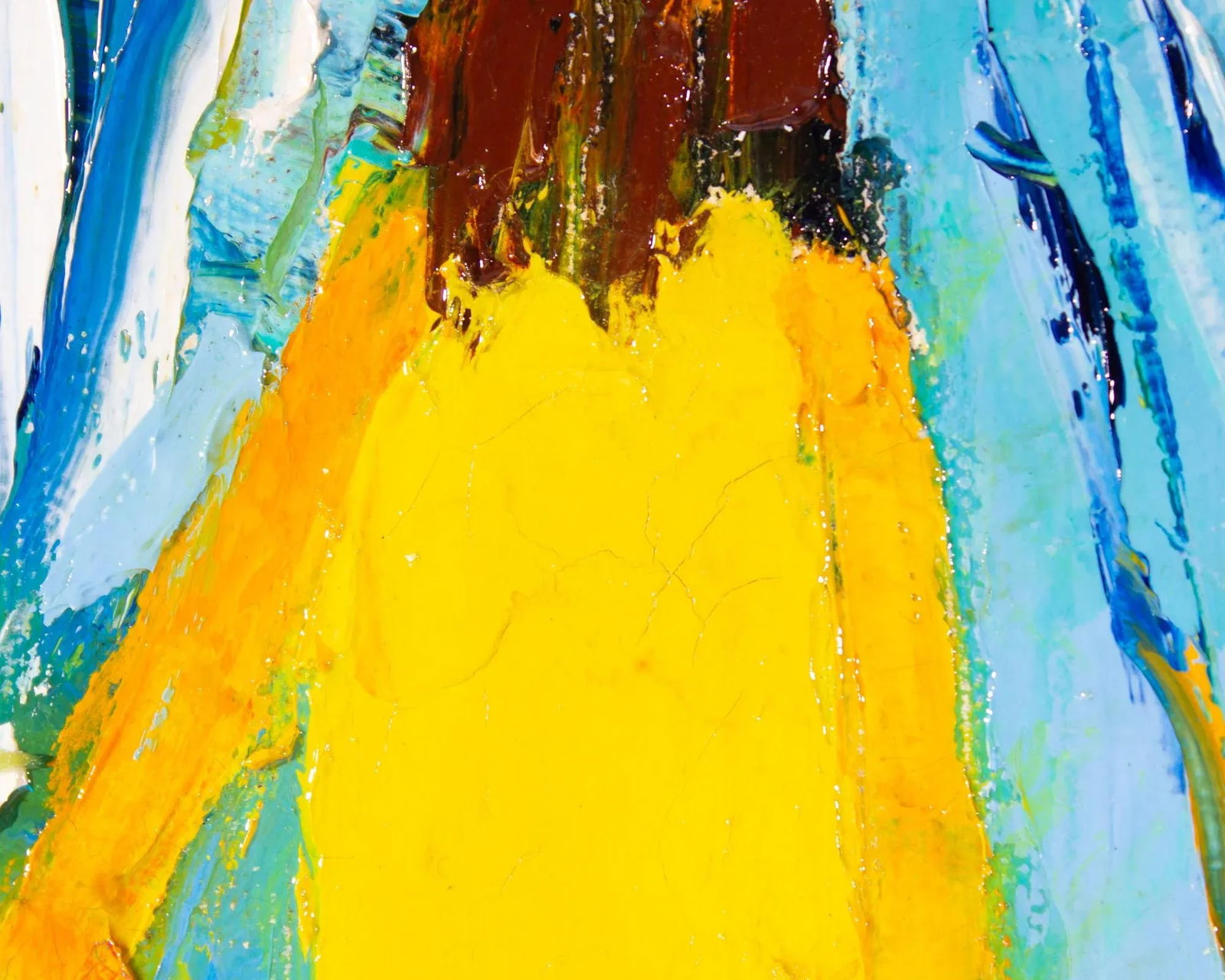 1981 Oil on Canvas Abstract Painting by Sidney Smiley - 6