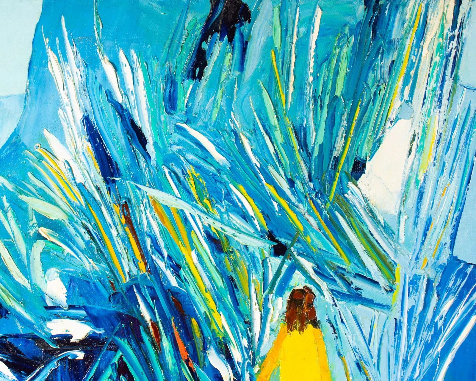 1981 Oil on Canvas Abstract Painting by Sidney Smiley - 7