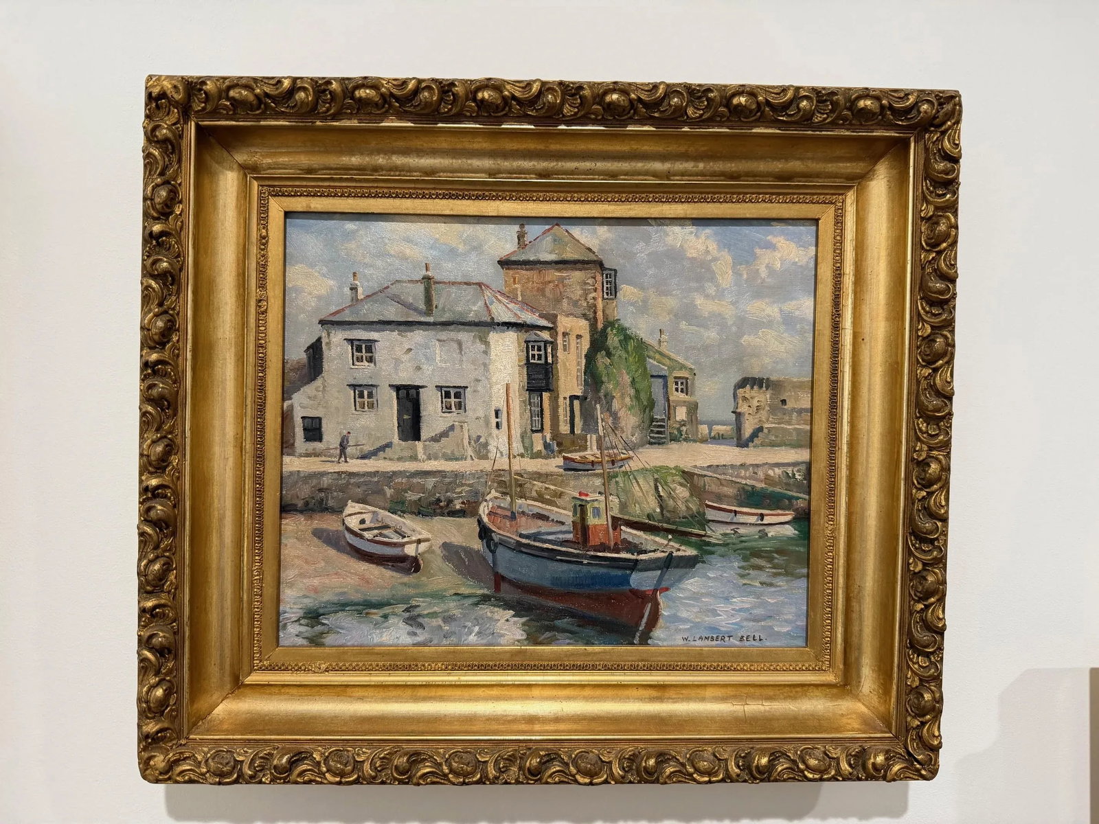 Boats in Cornwall - William Lambert Bell - 2