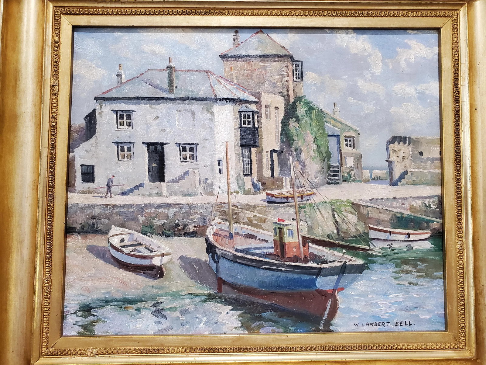 Boats in Cornwall - William Lambert Bell - 3