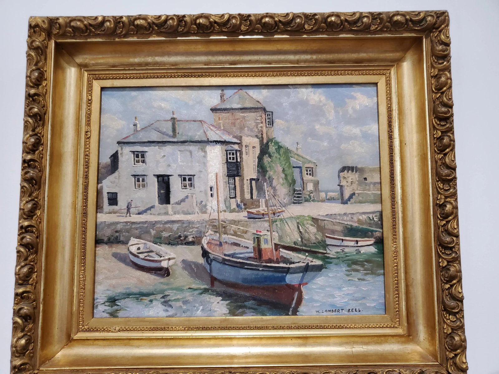 Boats in Cornwall - William Lambert Bell - 4