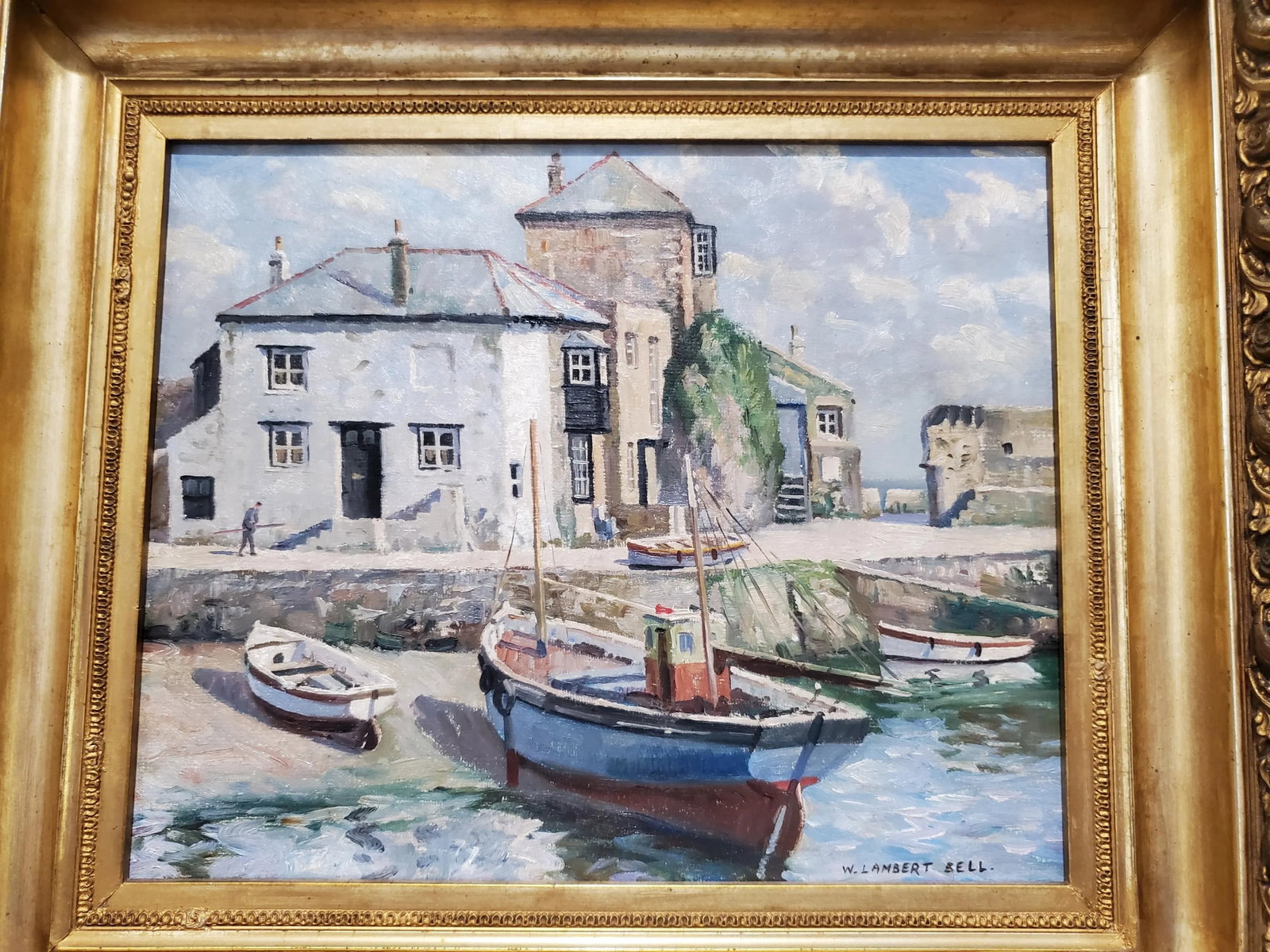 Boats in Cornwall - William Lambert Bell - 5