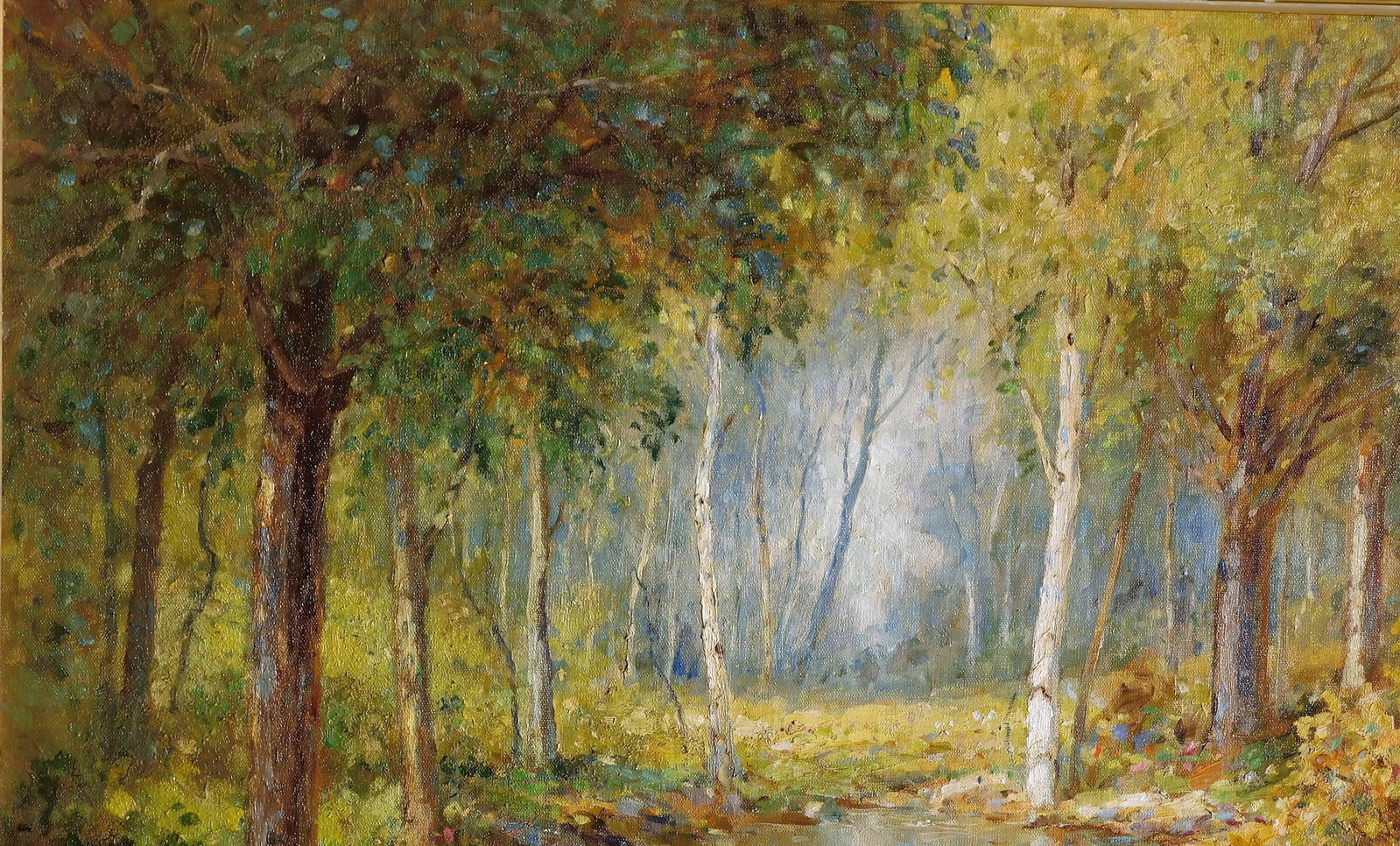 George Schultz, Early Illinois Artist, Oil/Canvas 24 X 36 - 4