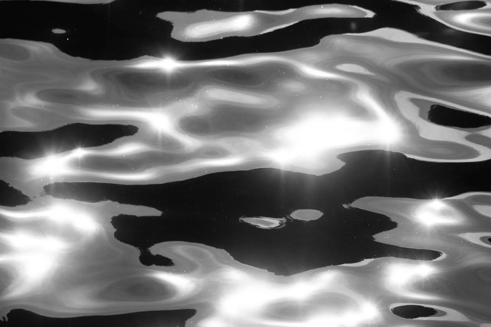 2021 "Reflections of Lido Island" Abstract Seascape Print - 4
