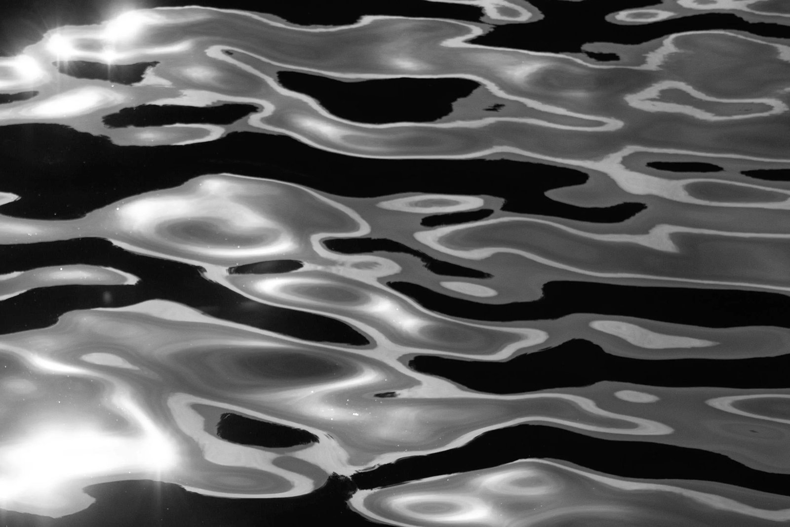2021 "Reflections of Lido Island" Abstract Seascape Print - 5
