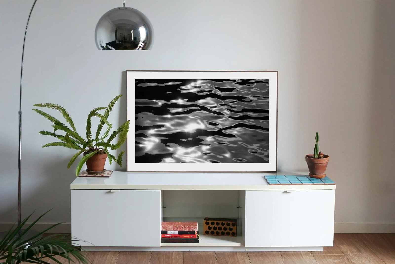 2021 "Reflections of Lido Island" Abstract Seascape Print - 7