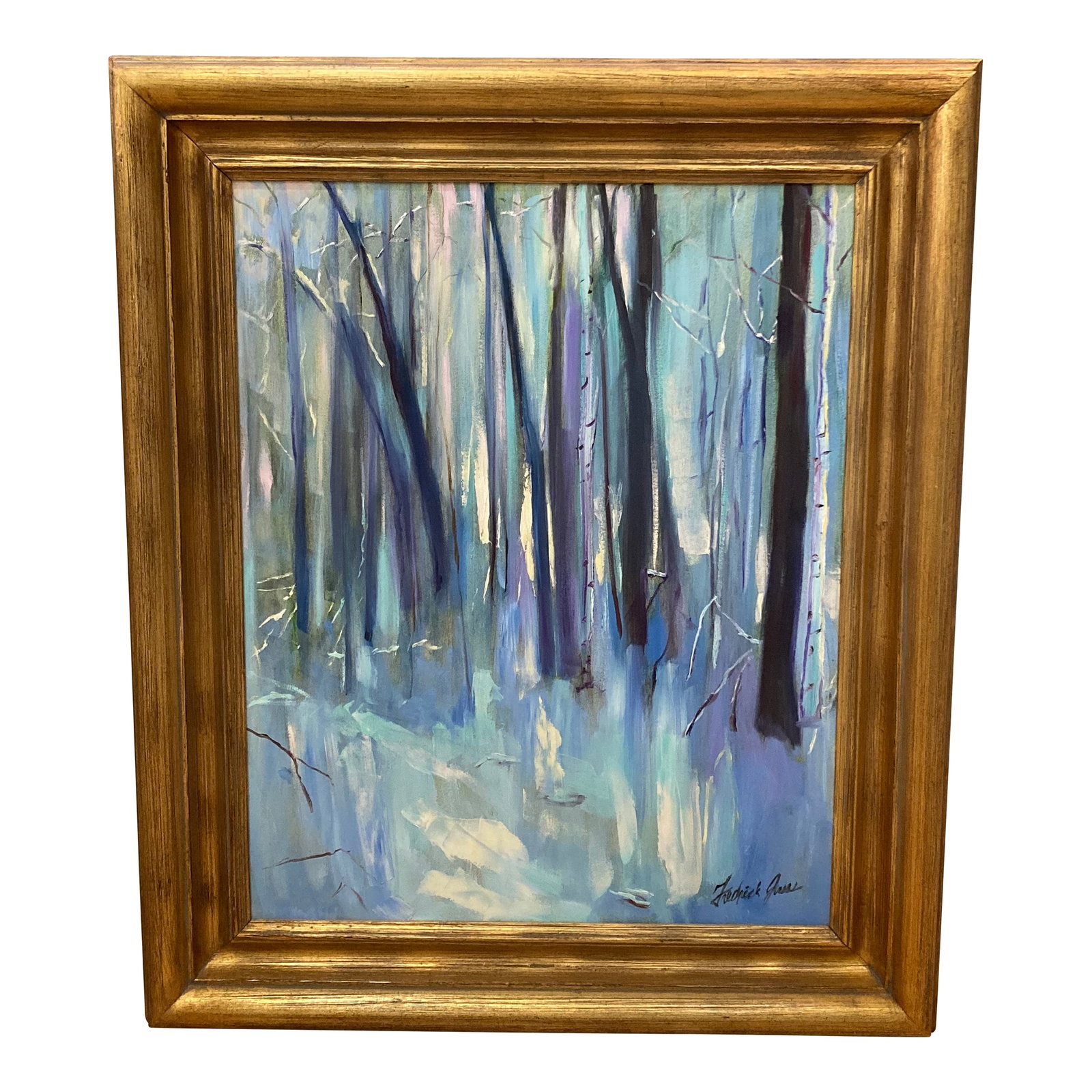 Original Oil Painting "Ice" by Fredrick Guess: We were on our first trip to New Orleans in the 90s and came across this lovely gallerie called Galerie Louisiane (it has since changed names) on Royal St. (the gallery street). We fell in love with