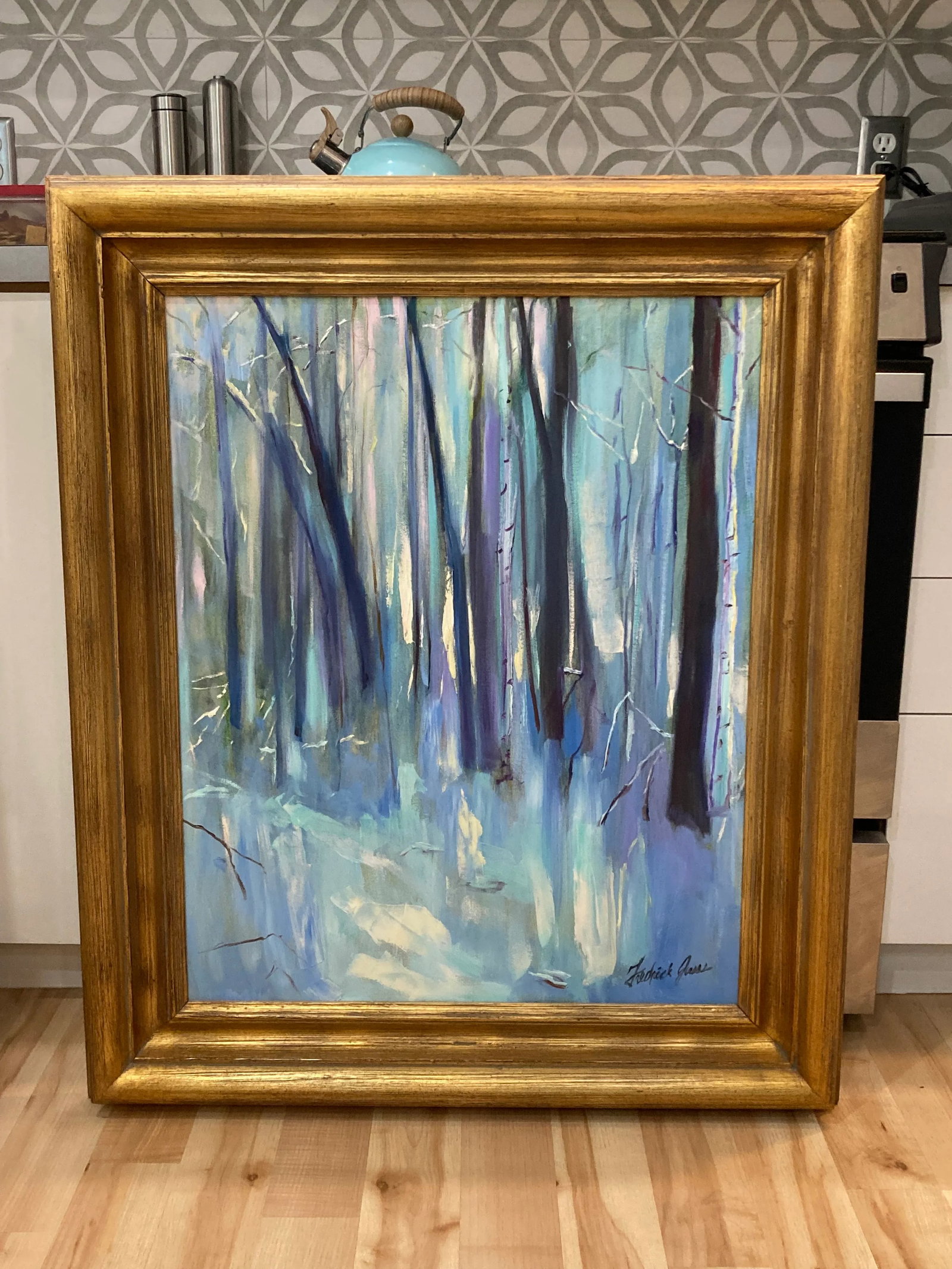 Original Oil Painting "Ice" by Fredrick Guess - 2