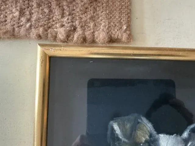 Framed Dog Painting From France - 4