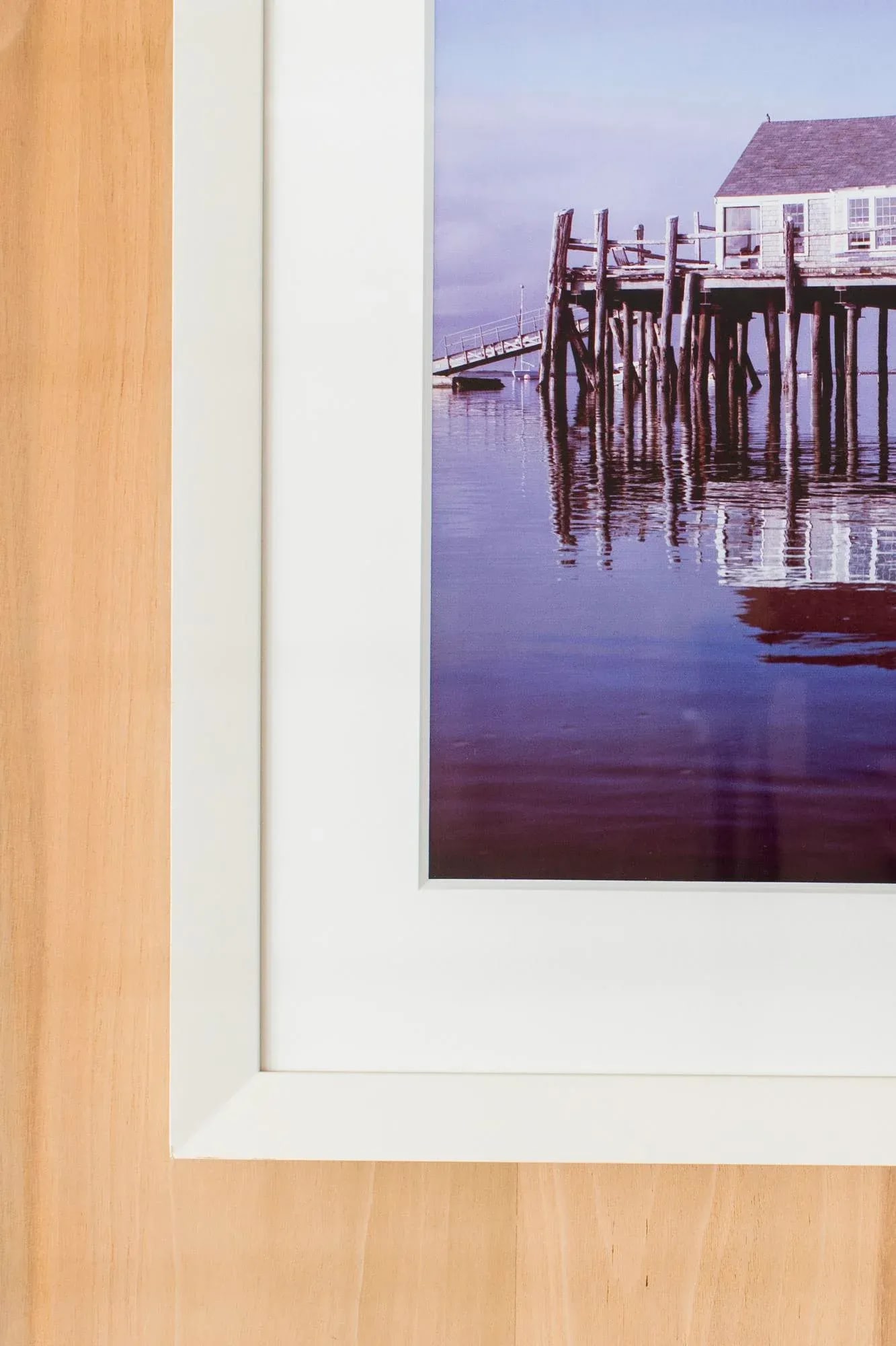 1990s "Captain Jack's Wharf" Nautical Photographic Print, Framed - 3