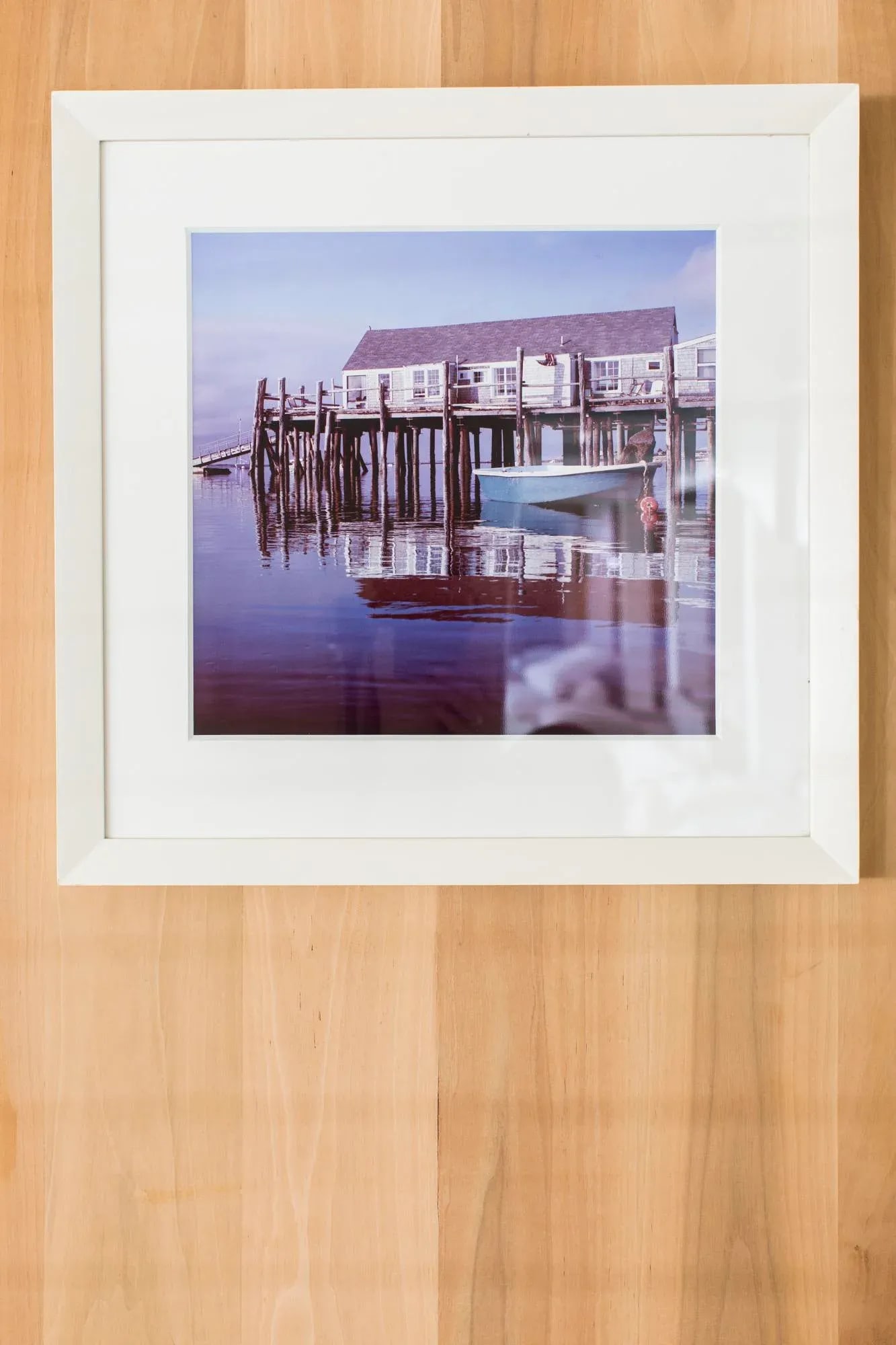 1990s "Captain Jack's Wharf" Nautical Photographic Print, Framed - 4