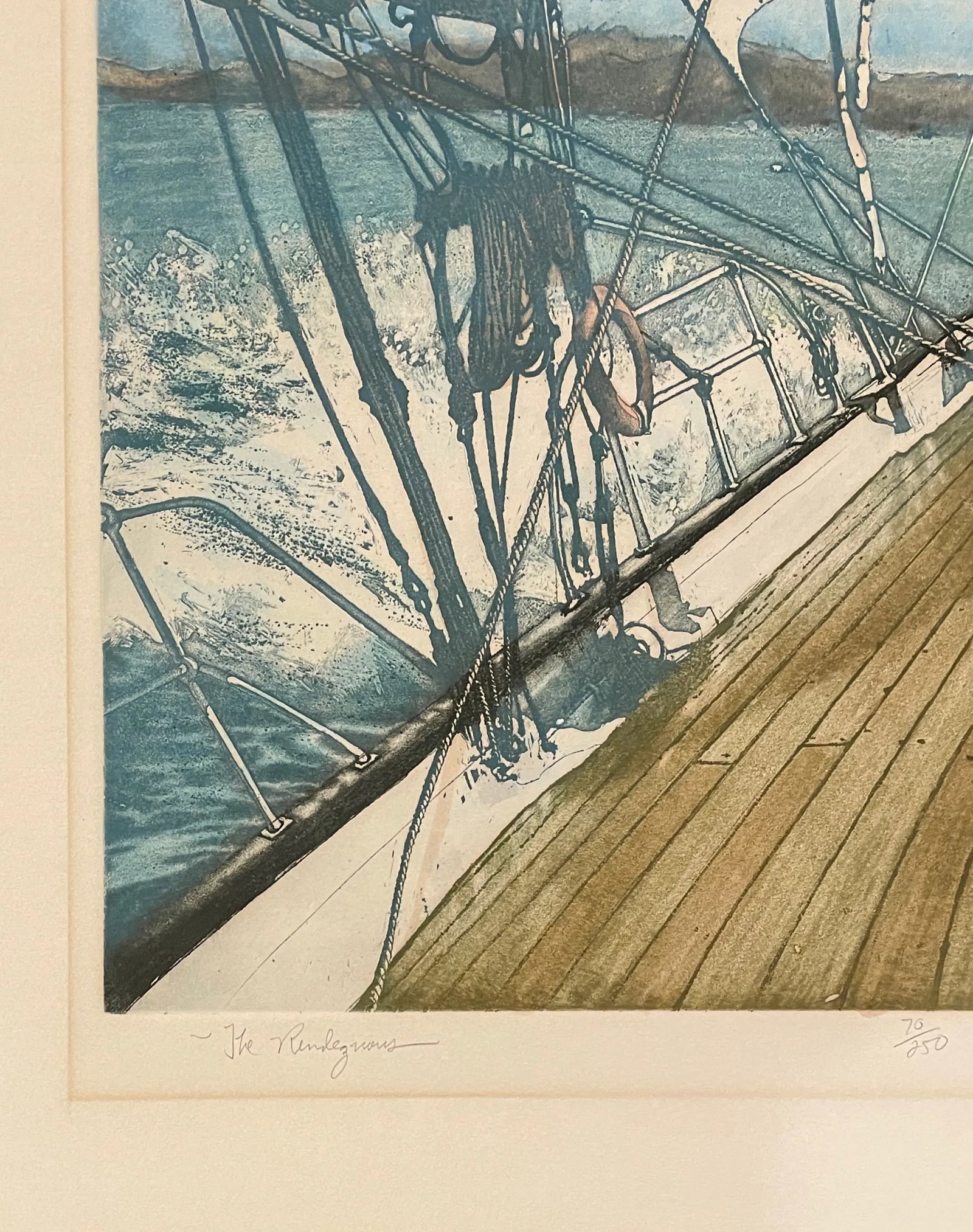 1979 Don Magno Rendezvous Nautical Color Etching - 4