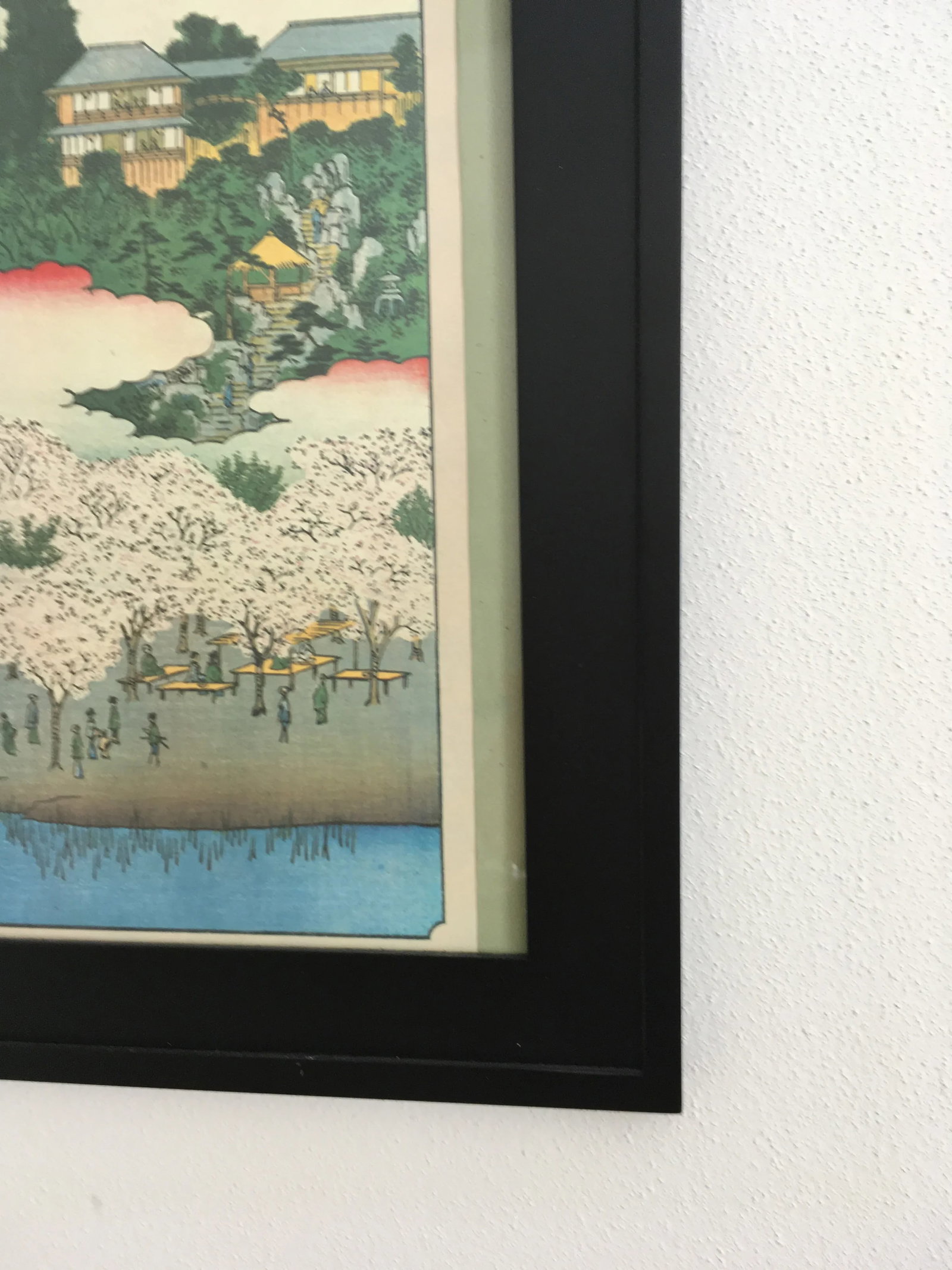 1950s "Edo Hyakkei, Sendagi-Dangozaka-Hanayashiki" Japanese Reproduction Print After Utagawa Hiroshi - 7