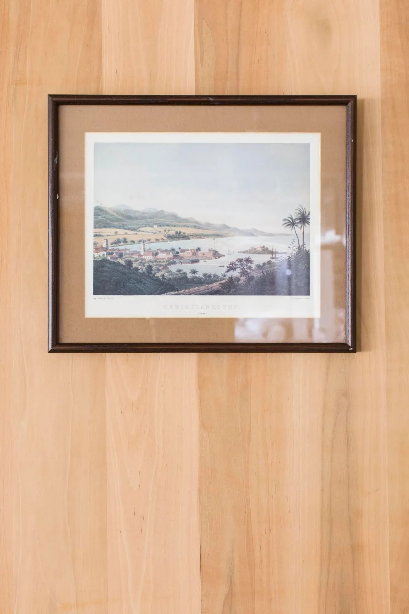 Late 20th Century "Christianssted" Reproduction Print, Framed - 4