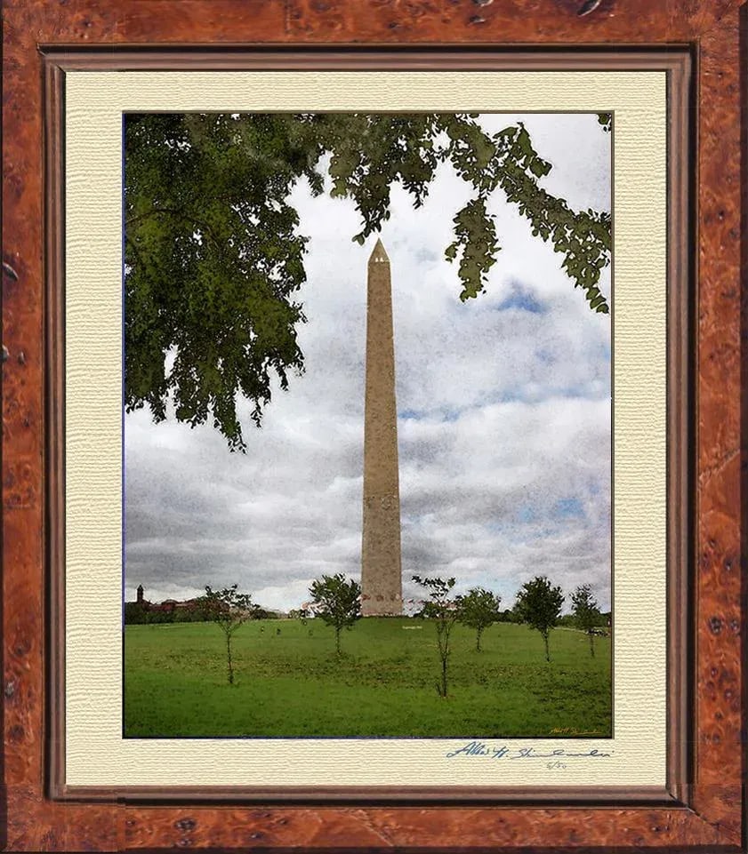 The Washington Monument & Clouds - 2