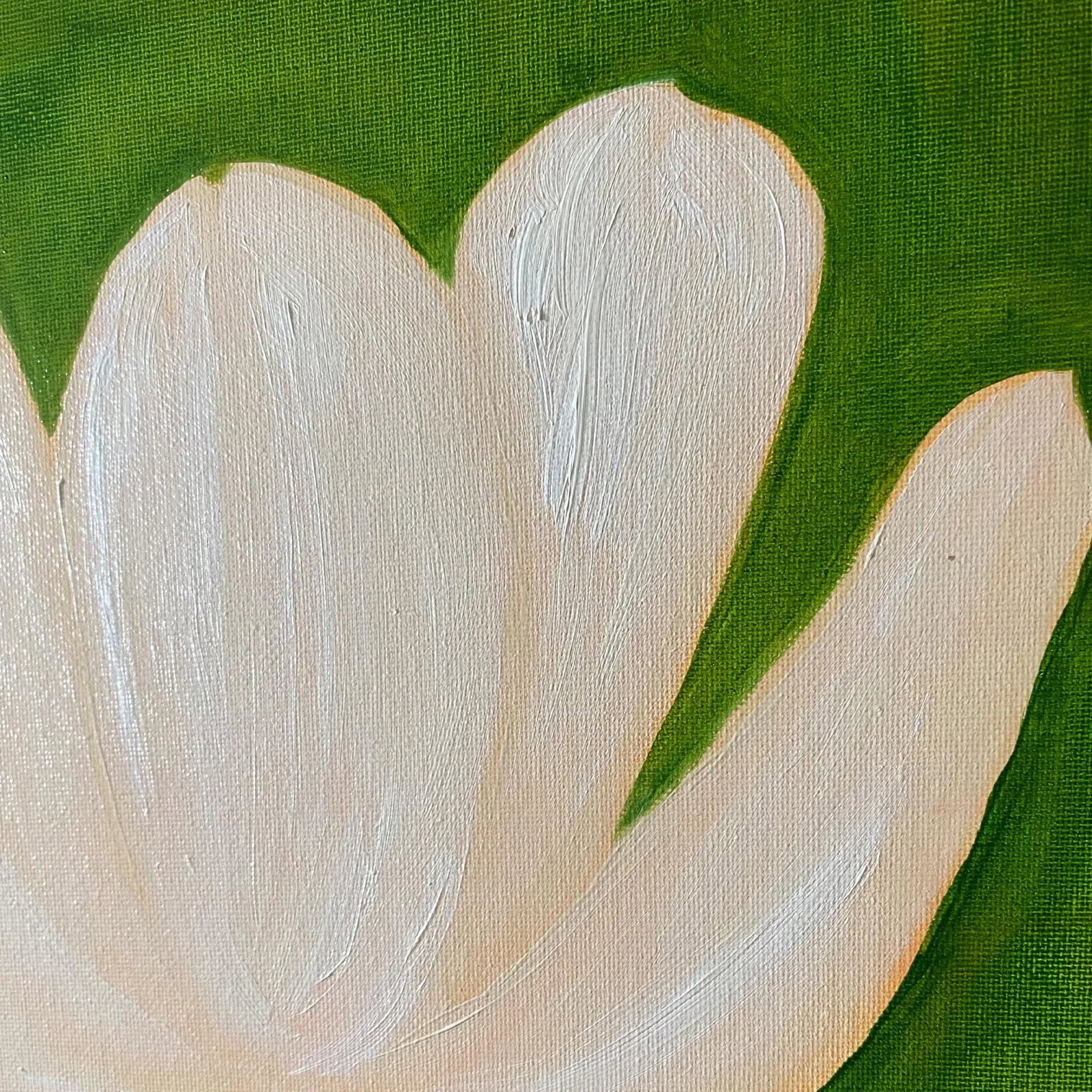 Contemporary Modern Tulip Flower Painting - Handpainted Oil Art - Framed Original Fine Painting - 3
