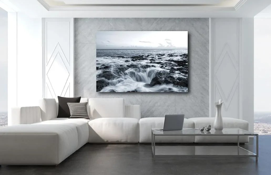 Saltwater Drain - Photograph by George Diebold - Plexiglas Laminated - Island of Kauai, Hawaii - 2