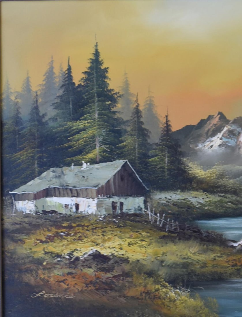 1990s Alpine Glow, Oil on Canvas - 2