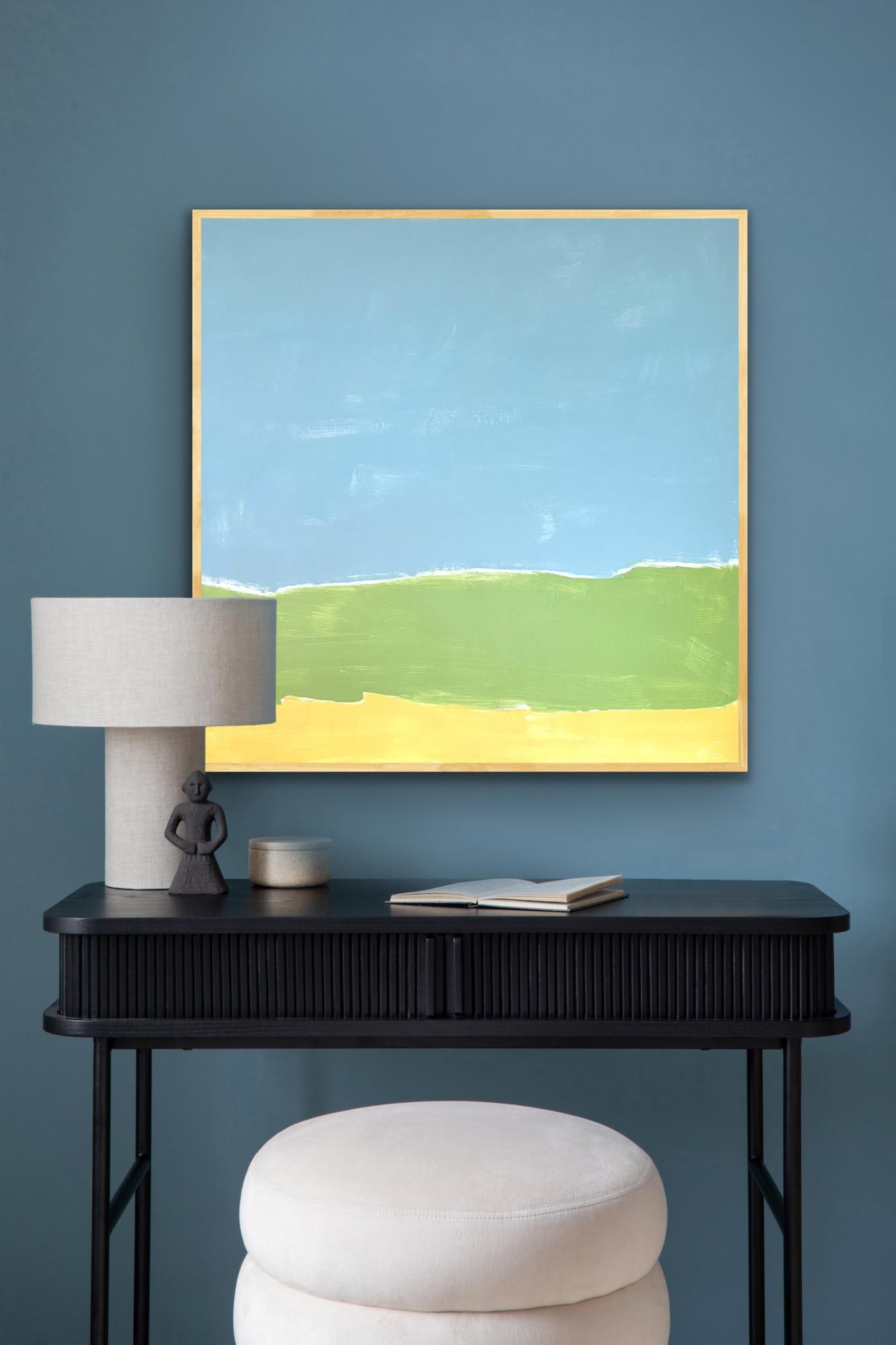 Sarah Trundle, Contemporary Abstract Landscape Painting, "From Where I Sit" - 5