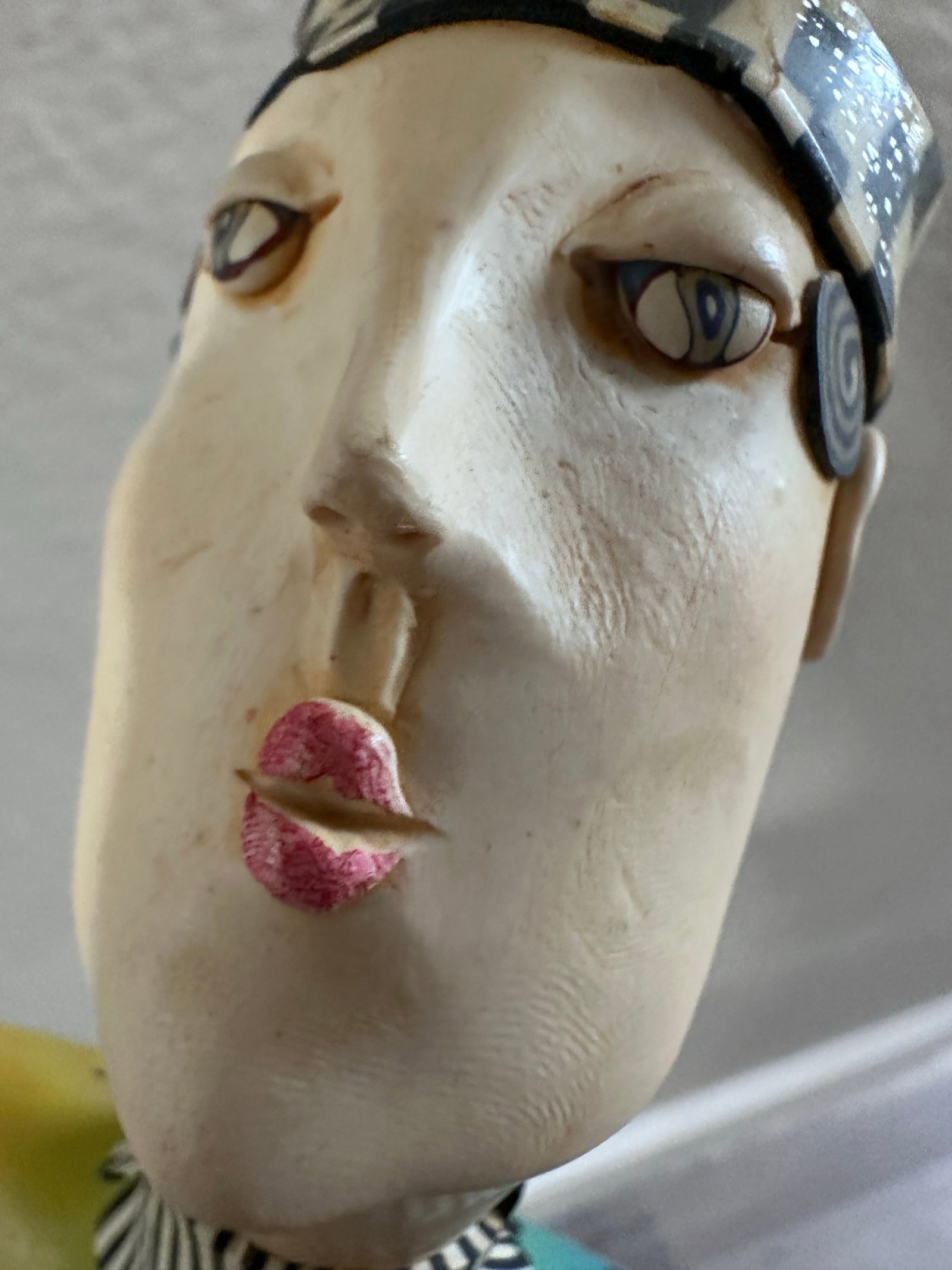 "Unicycle" - Laura Balombini Original Sculpture - Jesters Series (2005-2007) - Exhibition Piece - 10