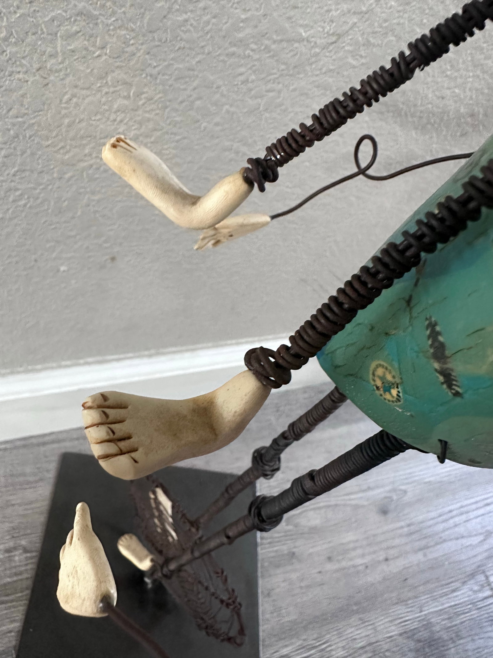 "Unicycle" - Laura Balombini Original Sculpture - Jesters Series (2005-2007) - Exhibition Piece - 8