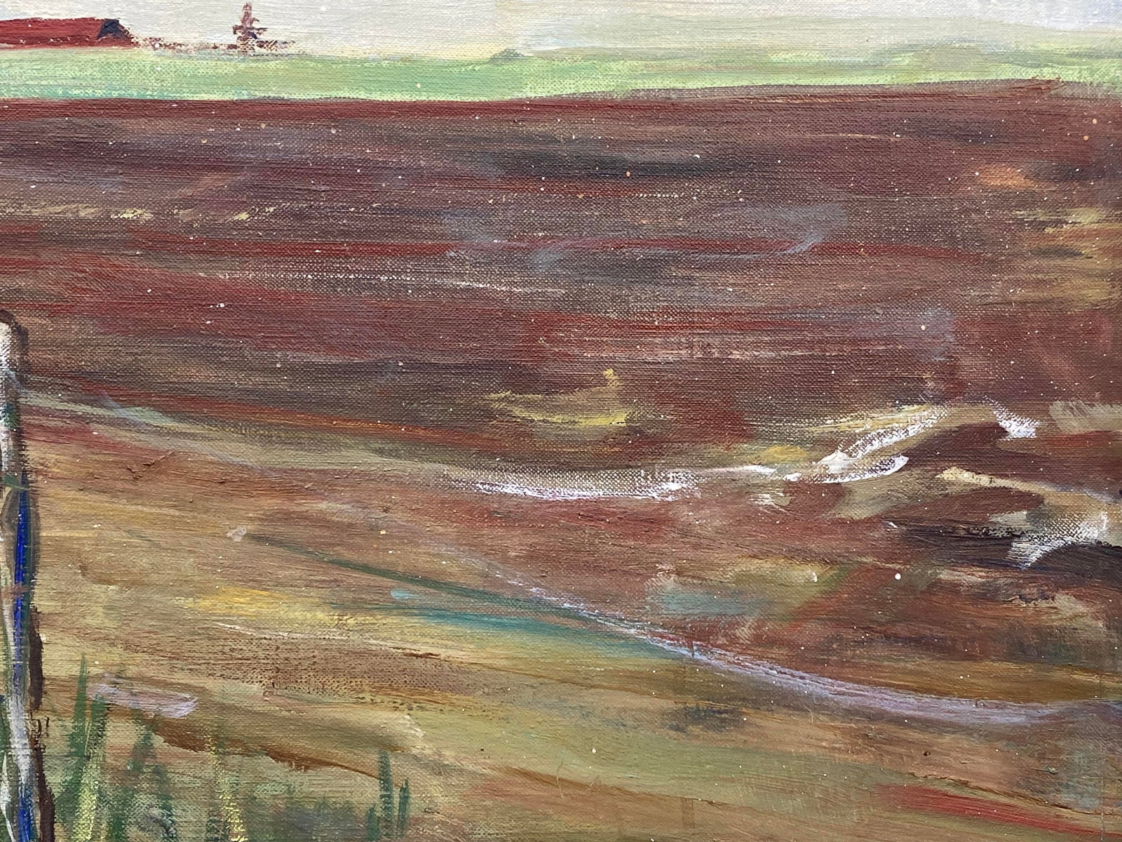 1960s Spring Plowing Martha's Vineyard Painting by Jean Spencer - 10