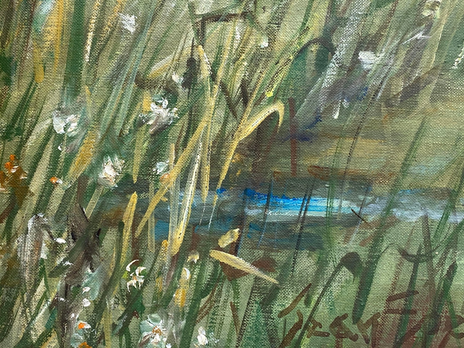 1960s Spring Plowing Martha's Vineyard Painting by Jean Spencer - 8