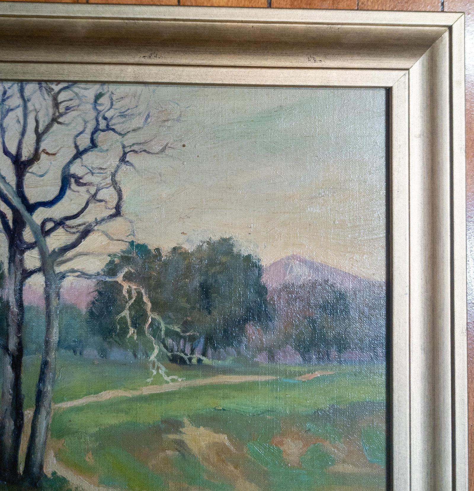 20th Century American Impressionist Landscape Painting, Unsigned - 4
