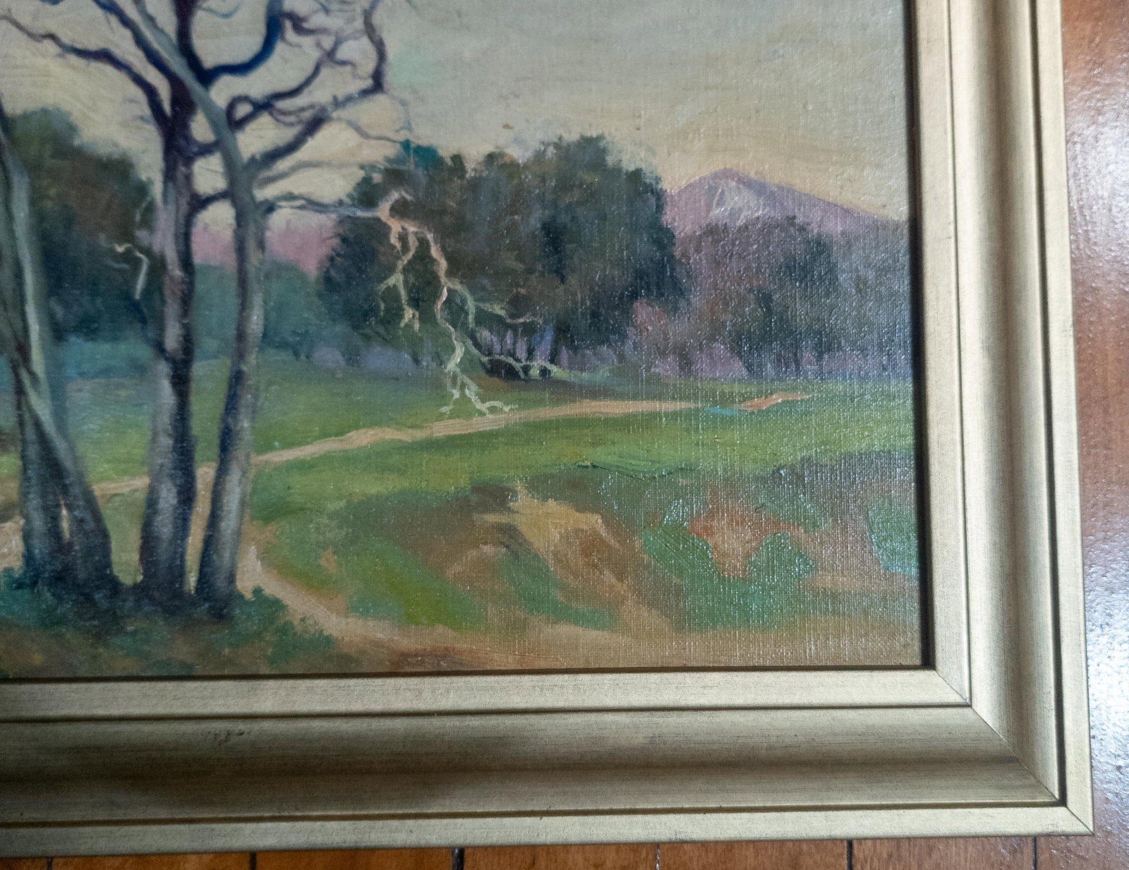 20th Century American Impressionist Landscape Painting, Unsigned - 5