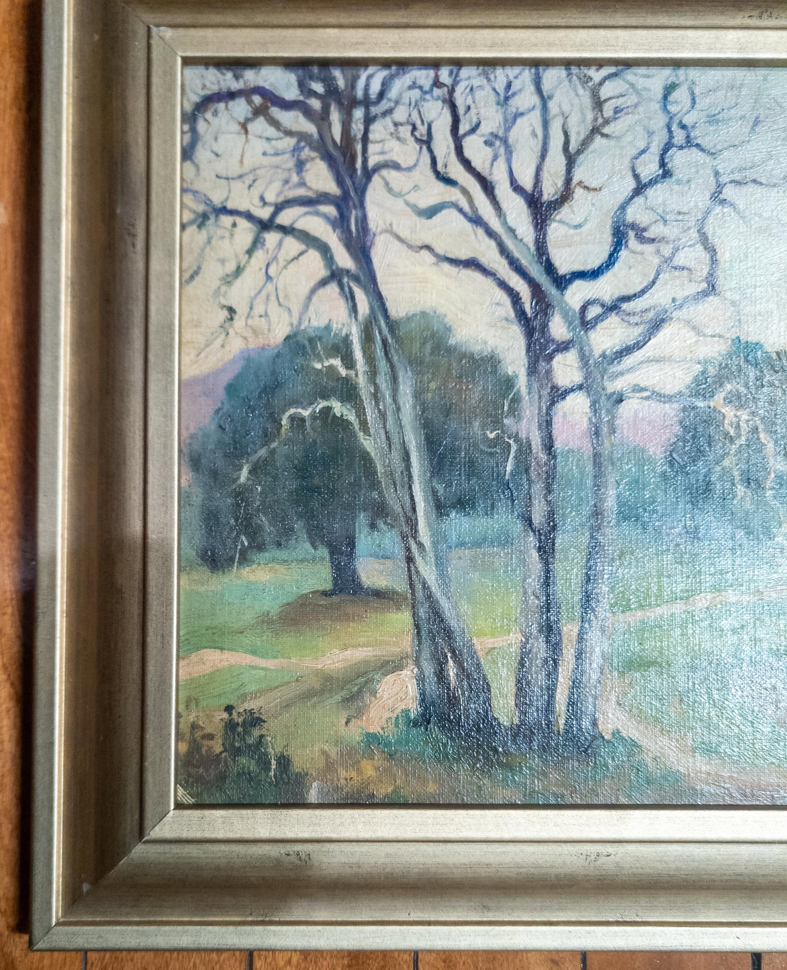 20th Century American Impressionist Landscape Painting, Unsigned - 6