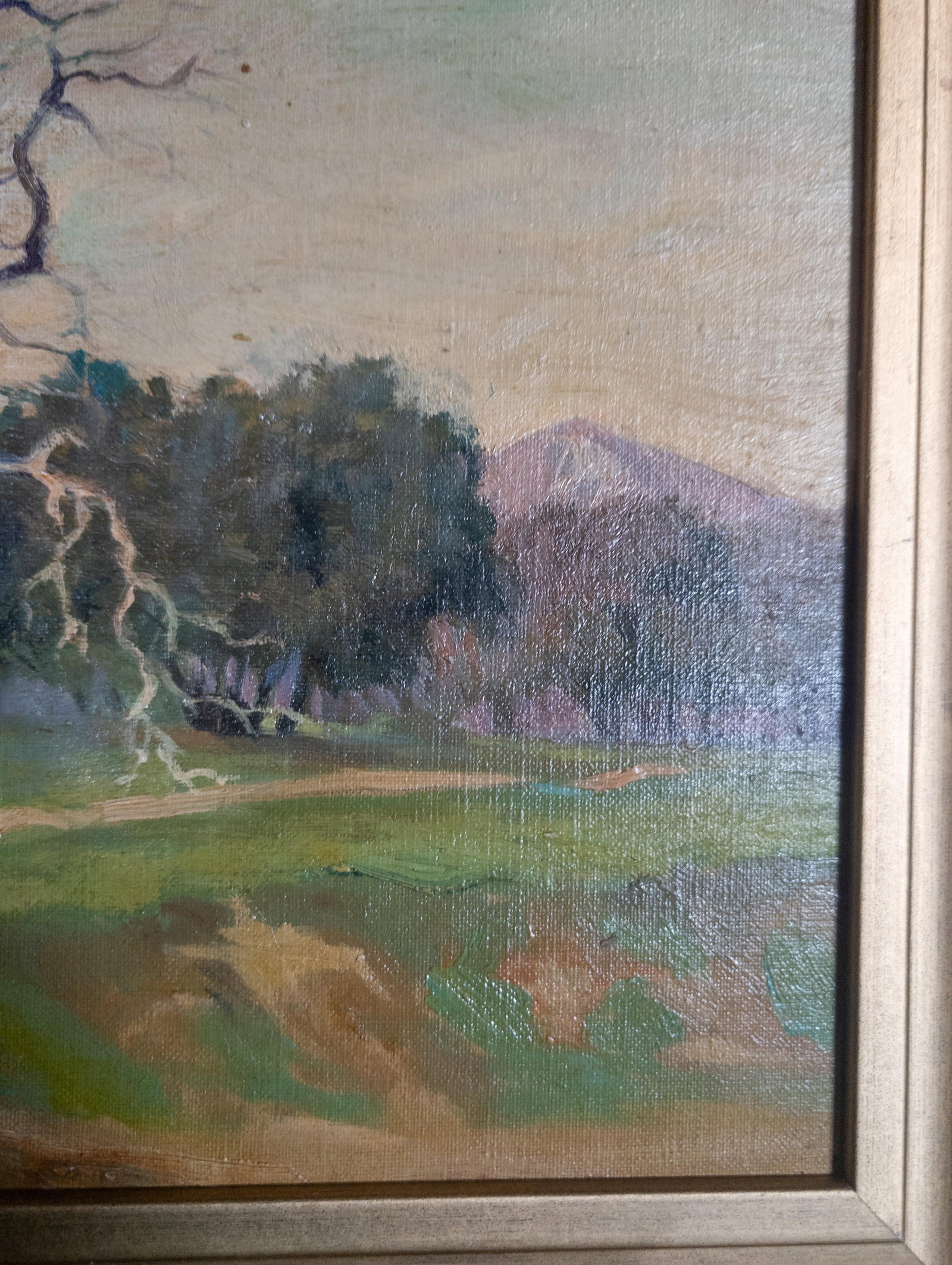 20th Century American Impressionist Landscape Painting, Unsigned - 8