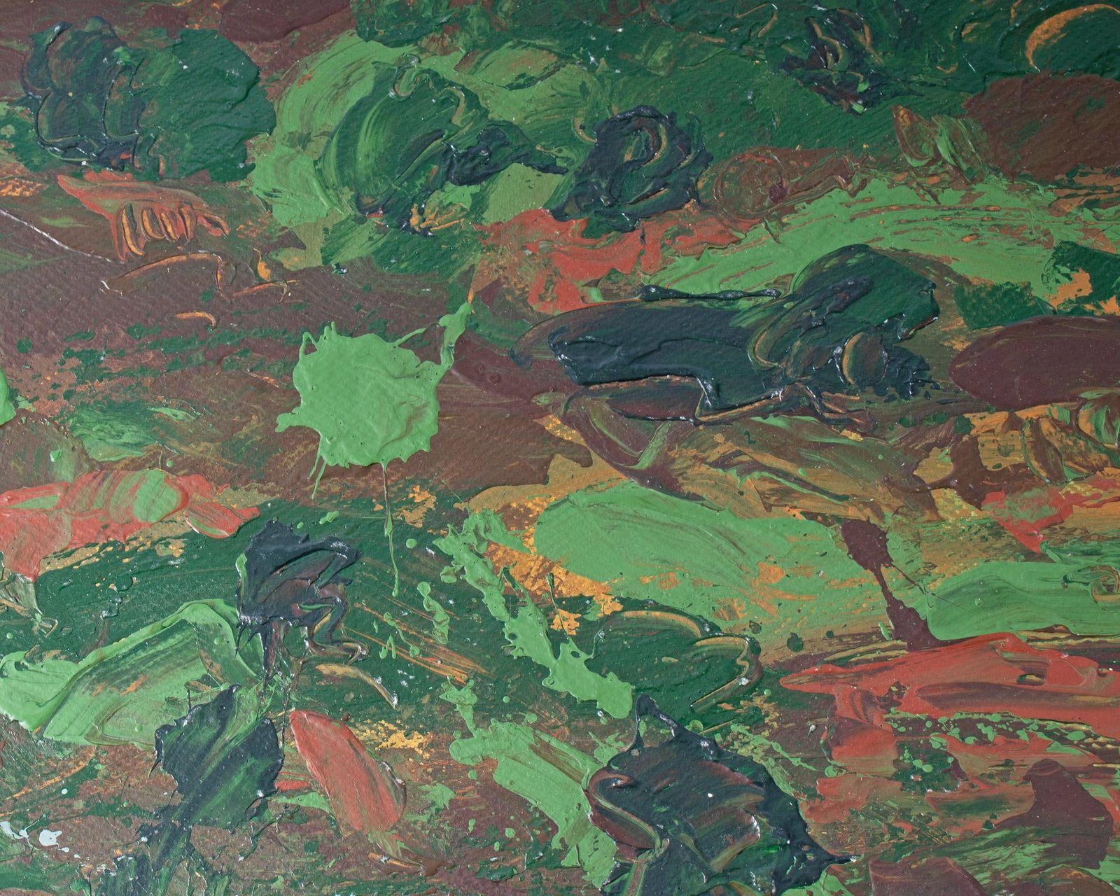 1980s Abstract Acrylic Landscape Painting by Harry Hilson - 7