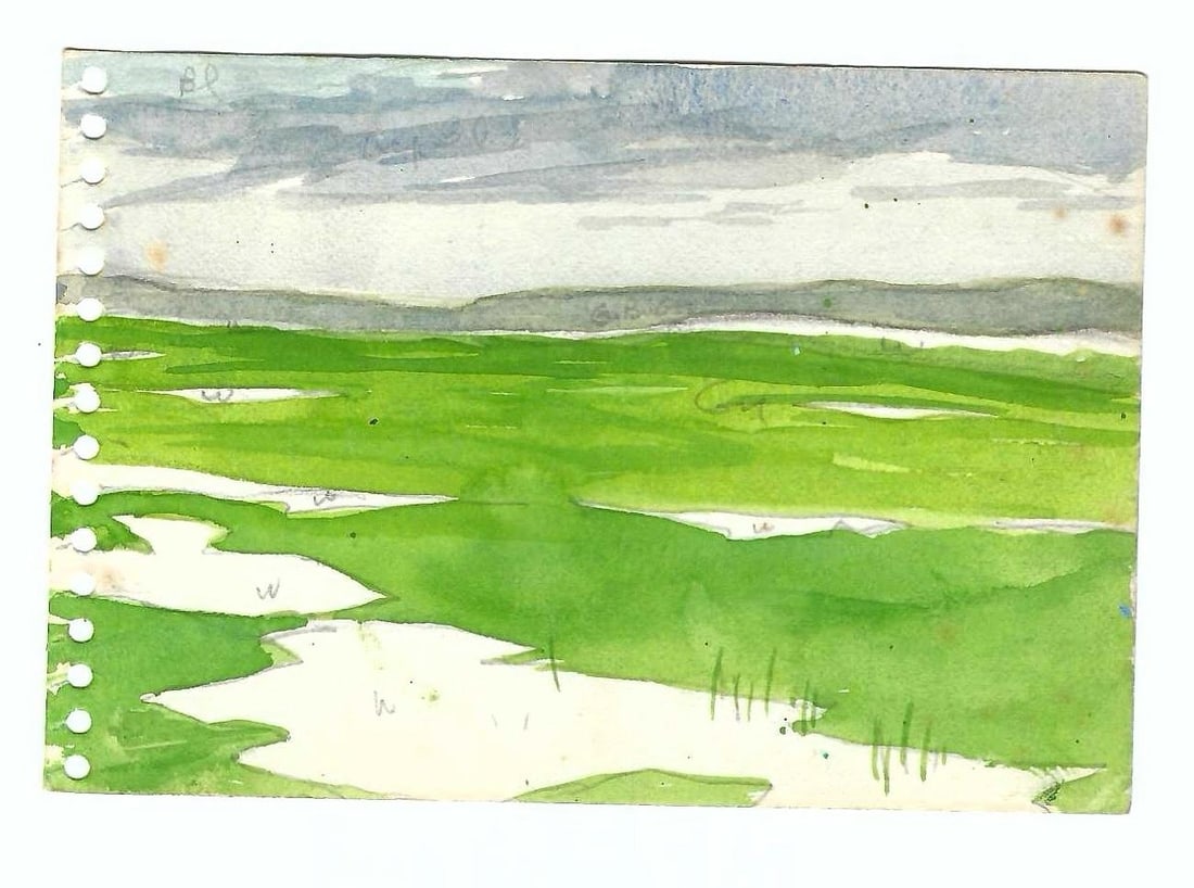 1970s Robert Angeloch Landscape Diptych - Set of Two - 3