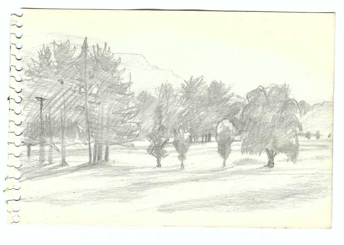 Robert Angeloch Diptych Landscape Painting - Set of Two - 6