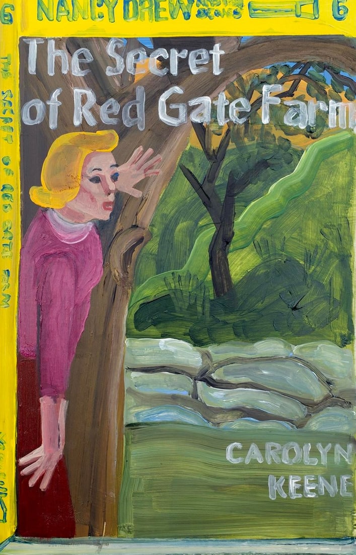 Original Nancy Drew Inspired Painting on Paper - 2