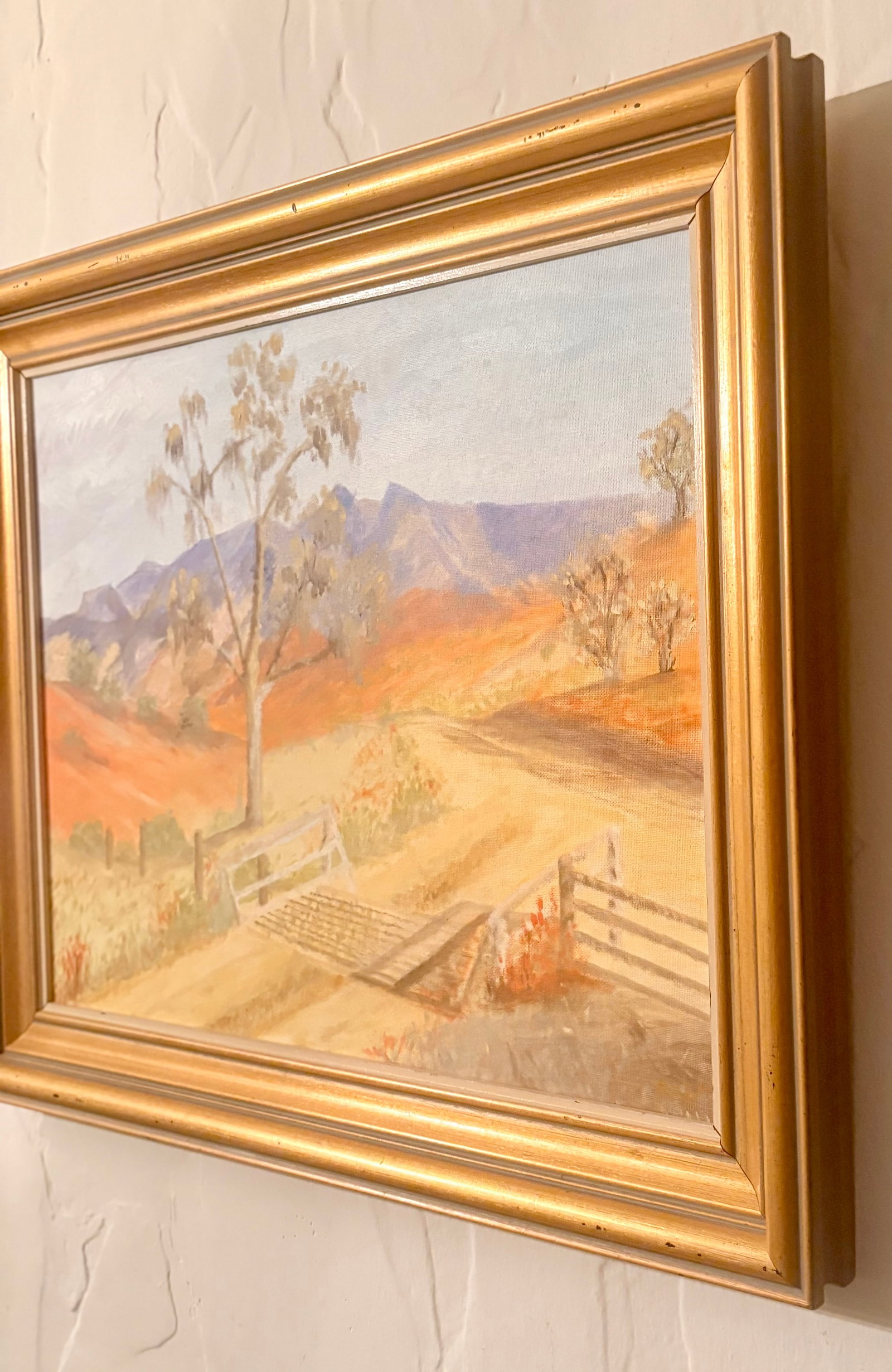 Late 20th Century California High Desert Landscape Oil on Canvas, Signed by Artist - 5
