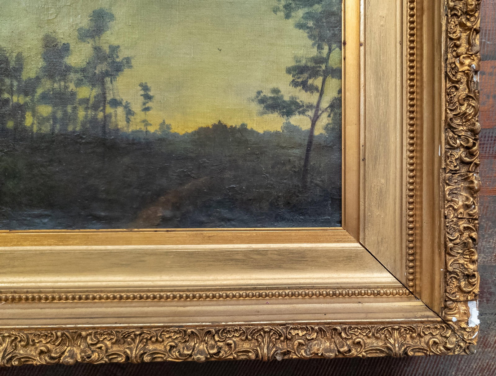 1910's American Tonalist Landscape Painting by Robertson Kirtland Mygatt 1911 - 5