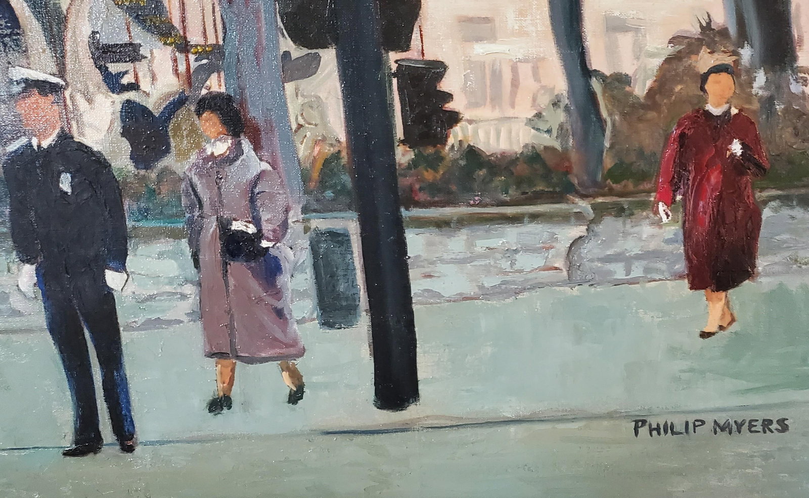 Late 20th Century Carrousel Du Trocadero, Paris France by Philip Myers (1922-2012) - 2