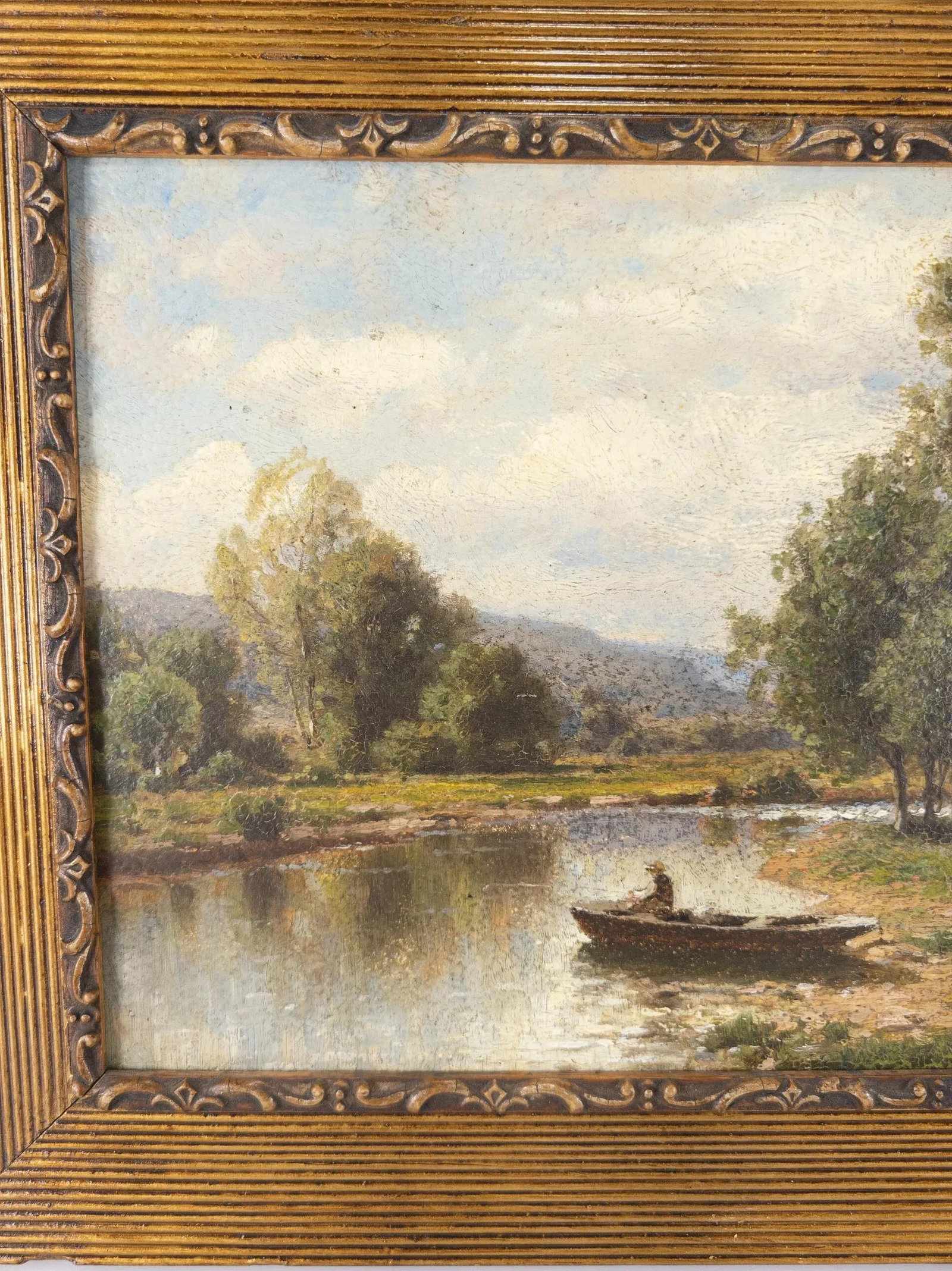 American School Oil Landscape Painting - 3