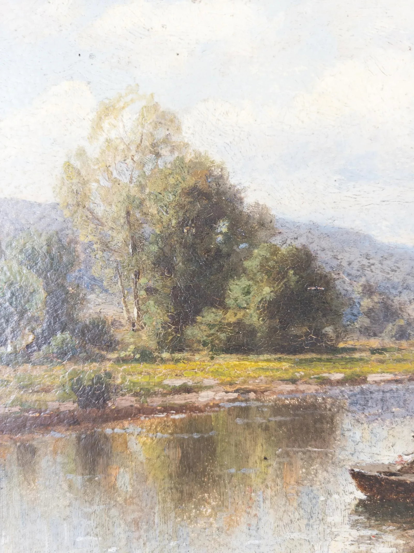 American School Oil Landscape Painting - 6