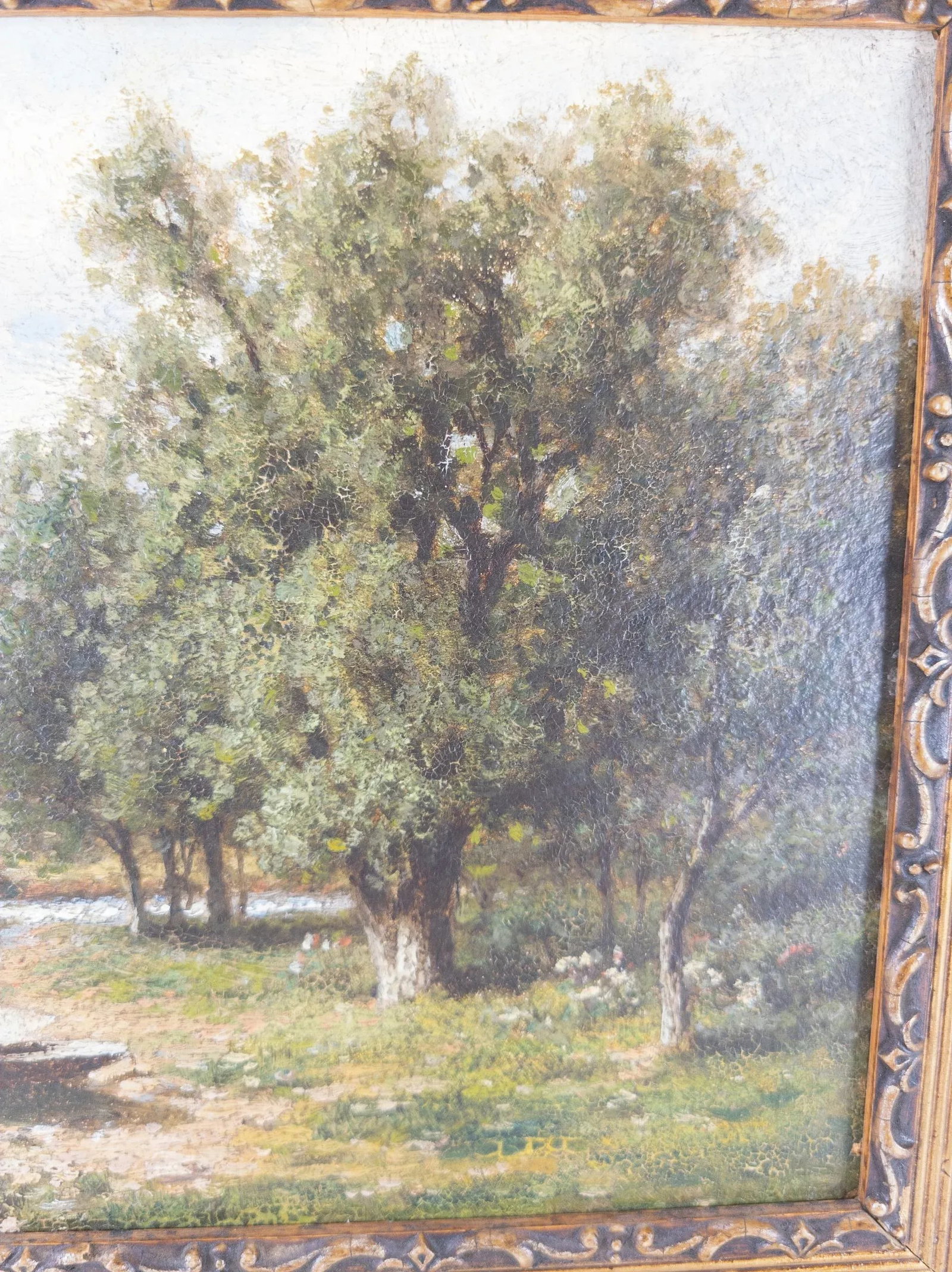 American School Oil Landscape Painting - 7