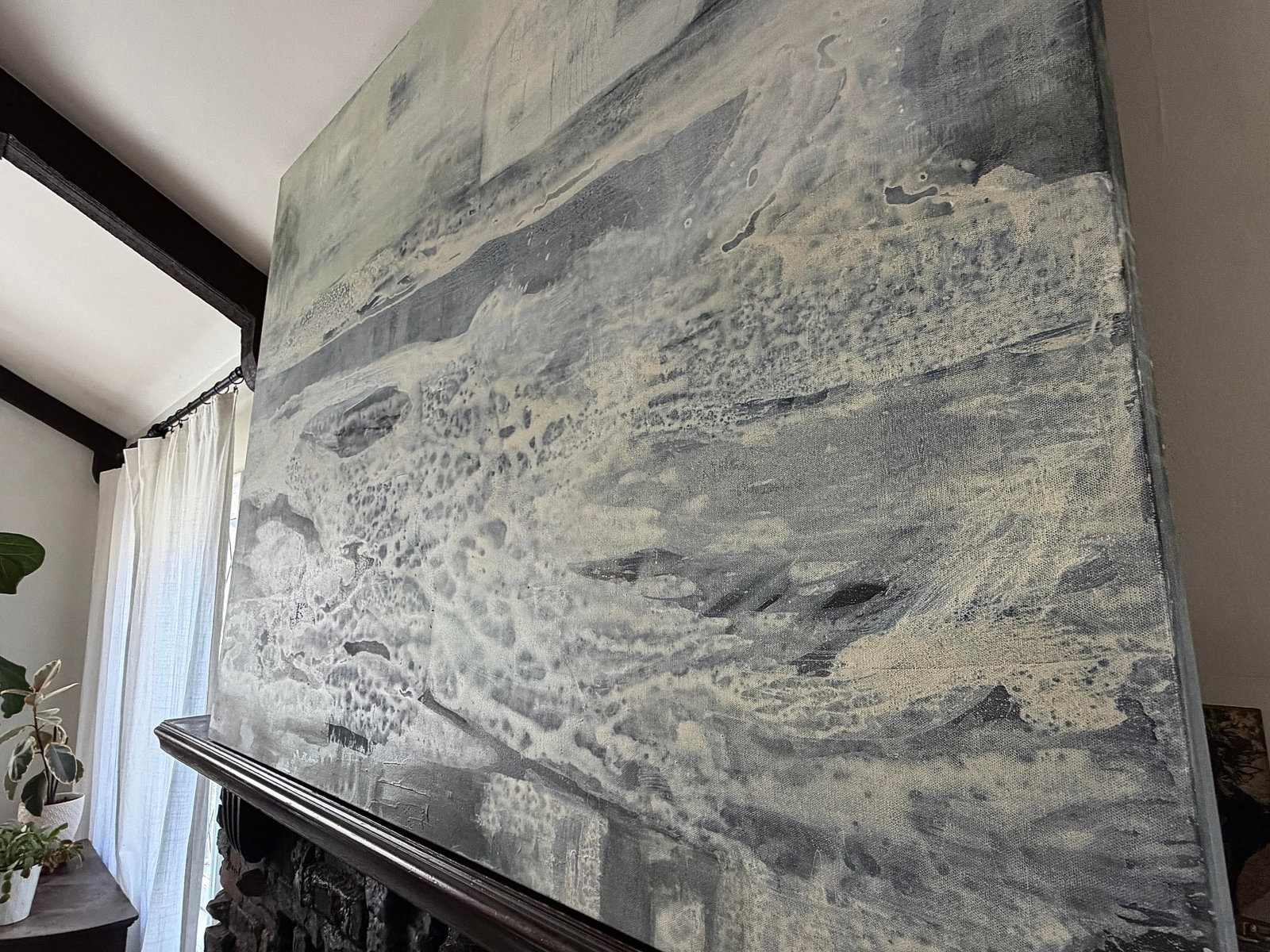 Large Scale Original Painting Titled Tempest - 11