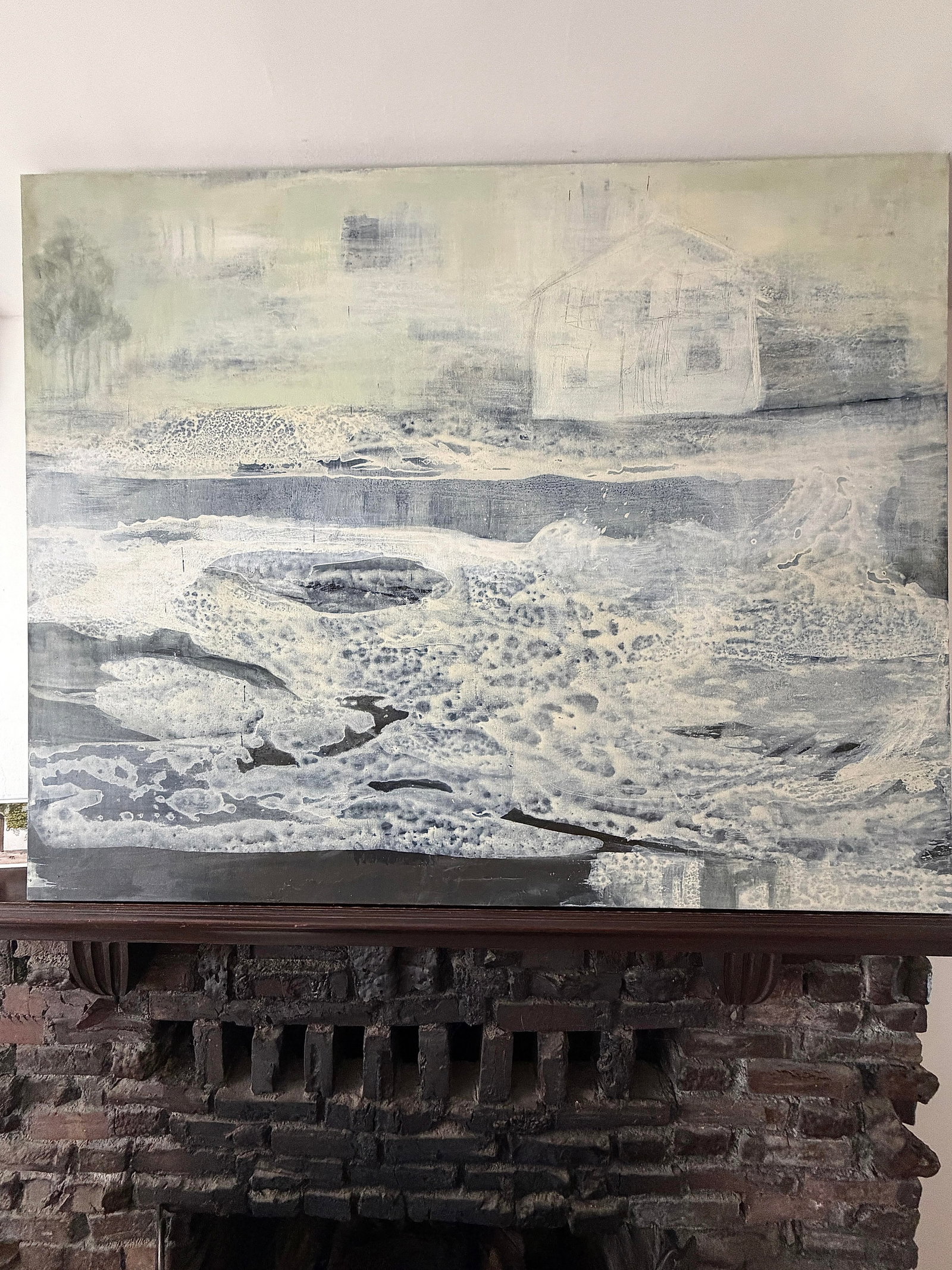Large Scale Original Painting Titled Tempest - 12