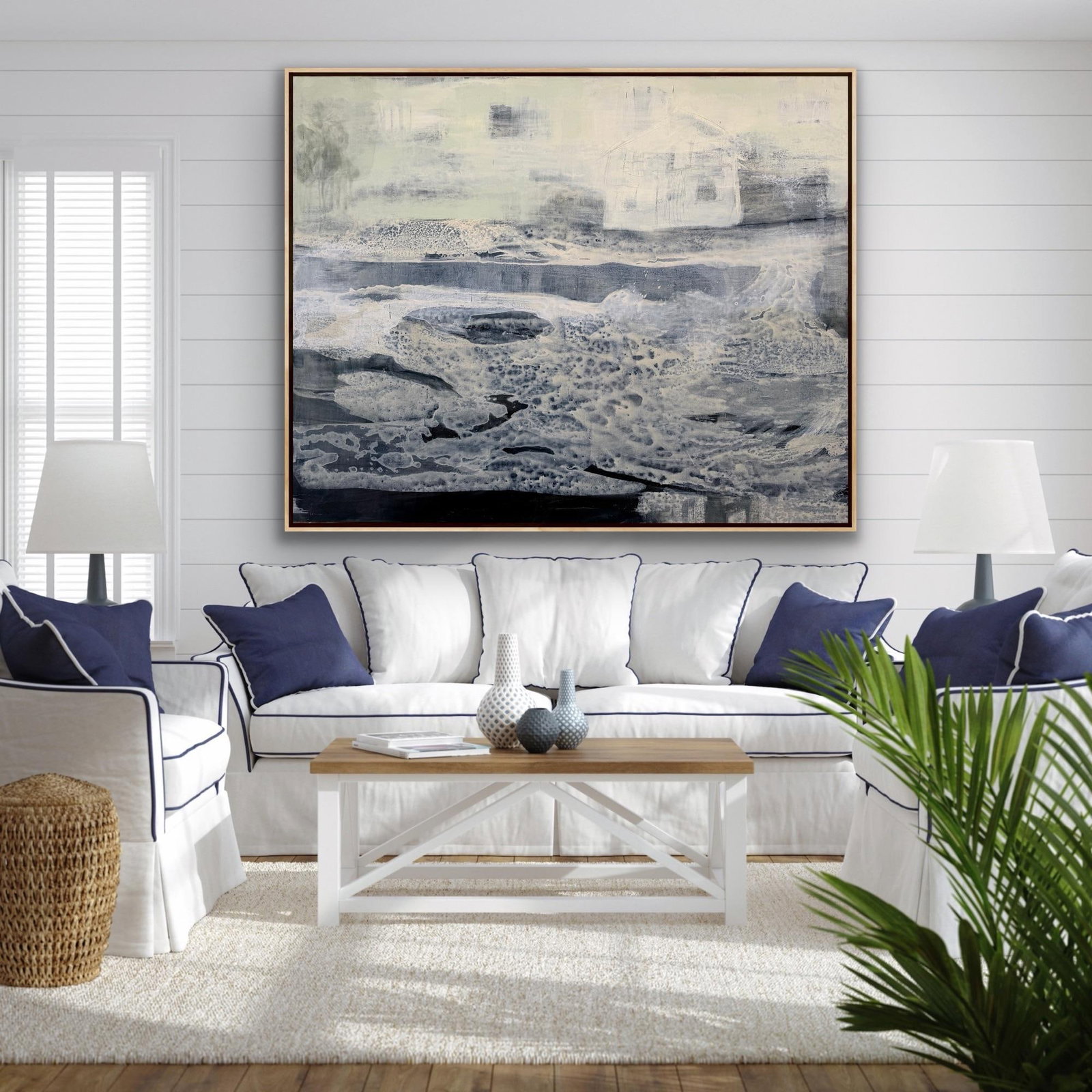 Large Scale Original Painting Titled Tempest - 2