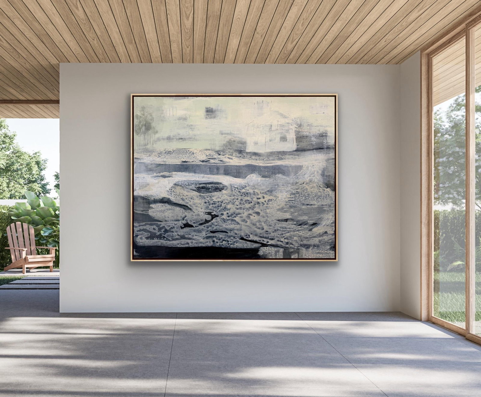 Large Scale Original Painting Titled Tempest - 3