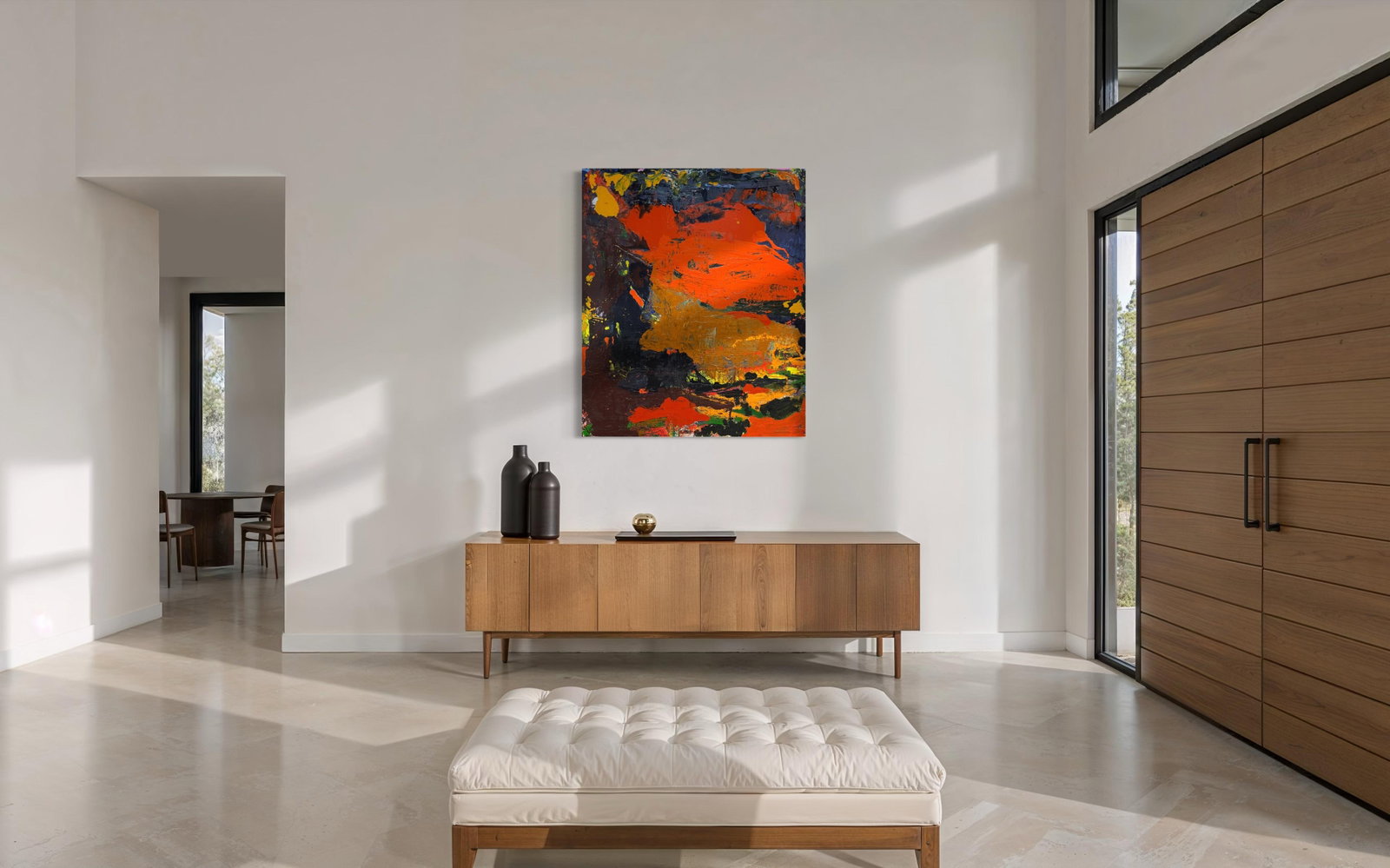 Tectonic Heat, Contemporary Abstract Painting by Matt Higgins - 3