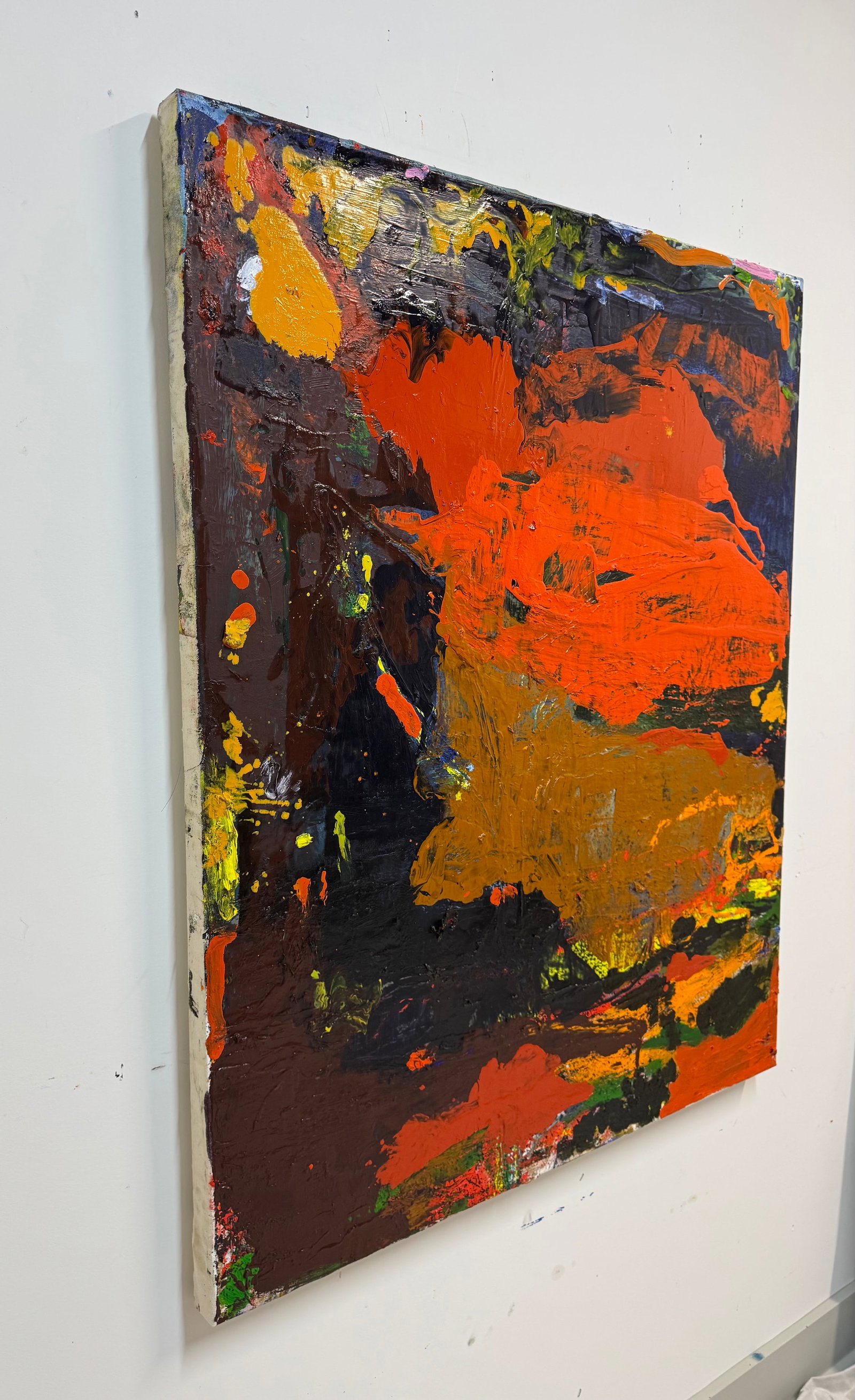 Tectonic Heat, Contemporary Abstract Painting by Matt Higgins - 4
