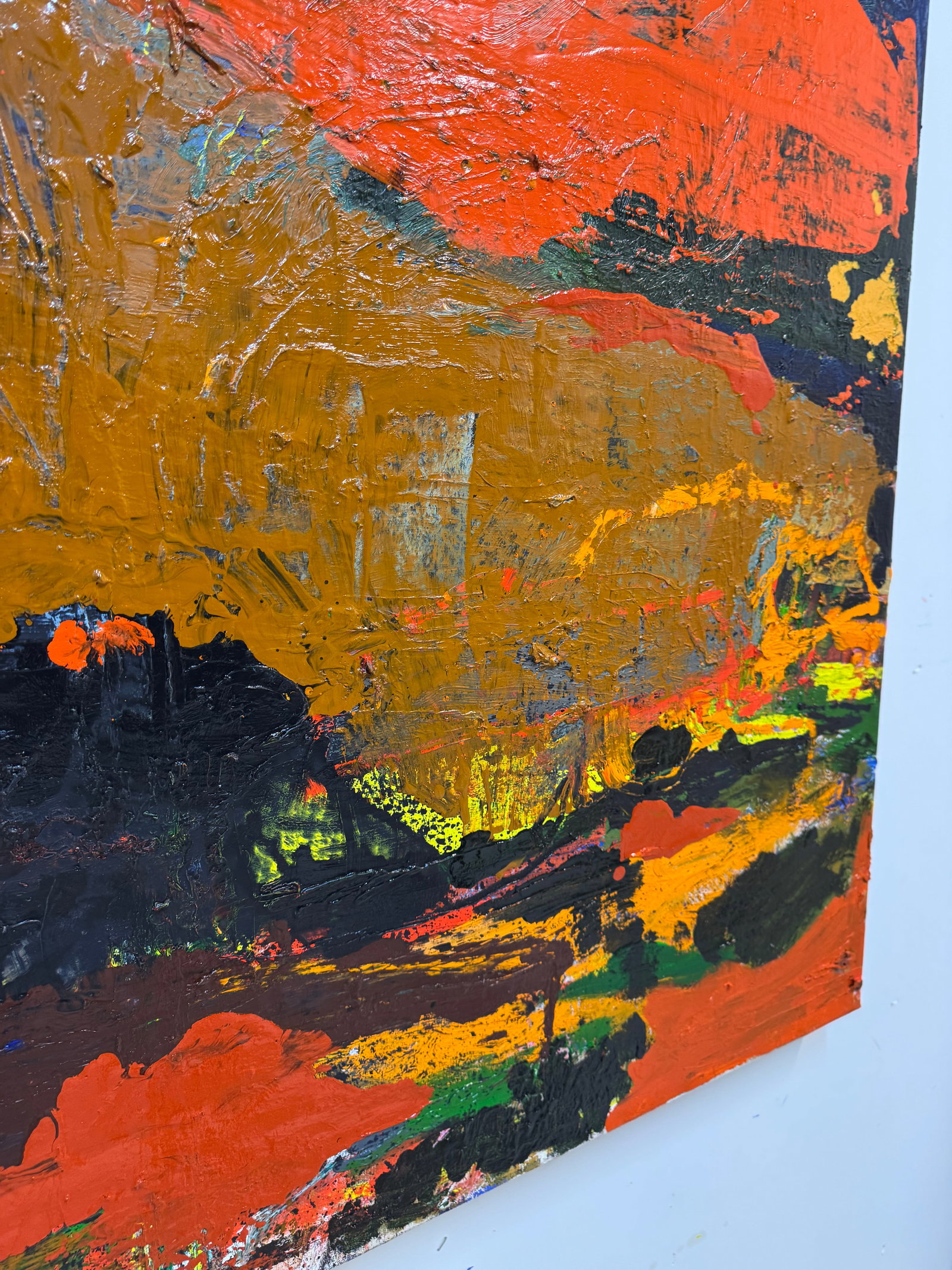 Tectonic Heat, Contemporary Abstract Painting by Matt Higgins - 7